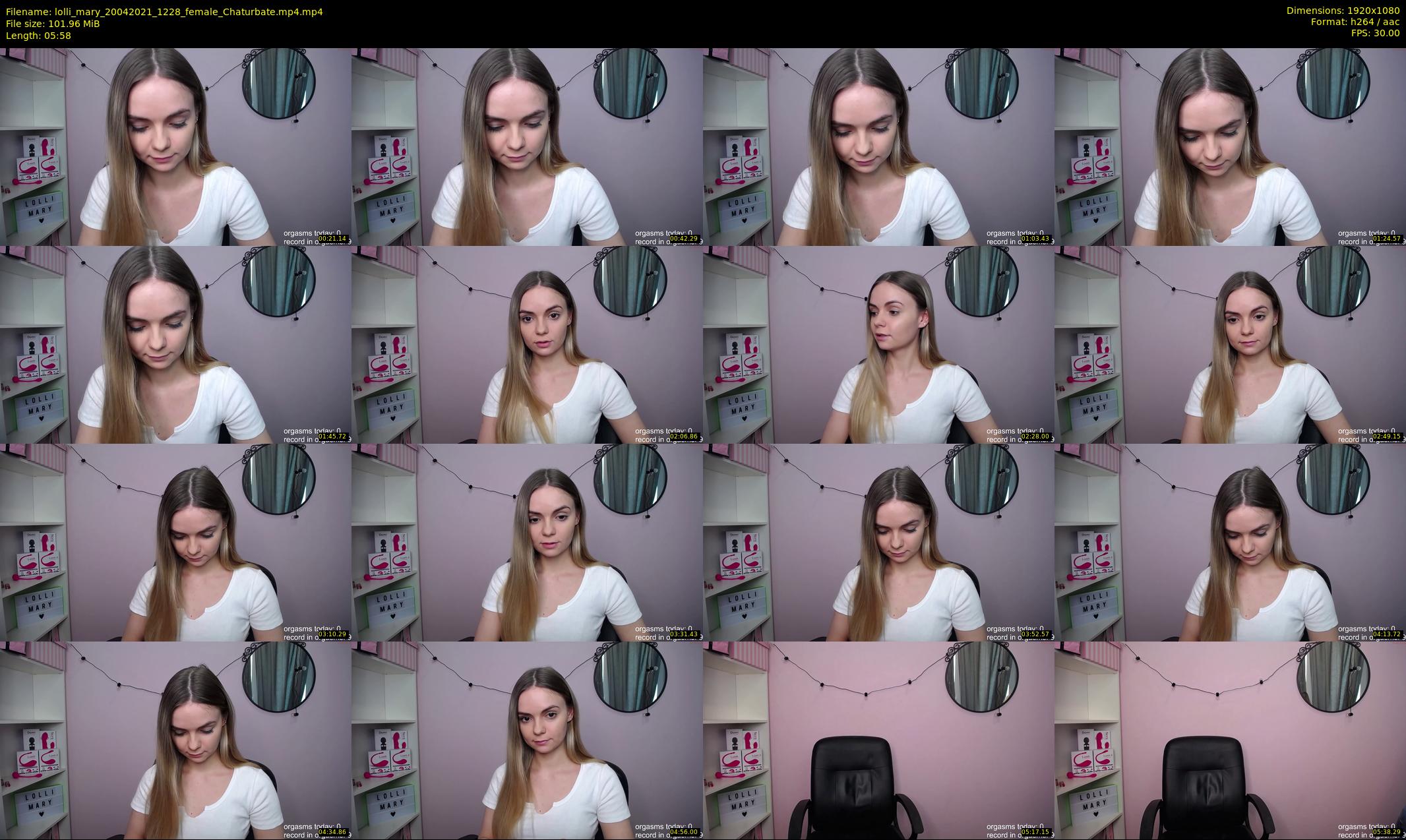lolli_mary — 6 minute Chaturbate female cam show recording, 1080p, Apr 20, 2021