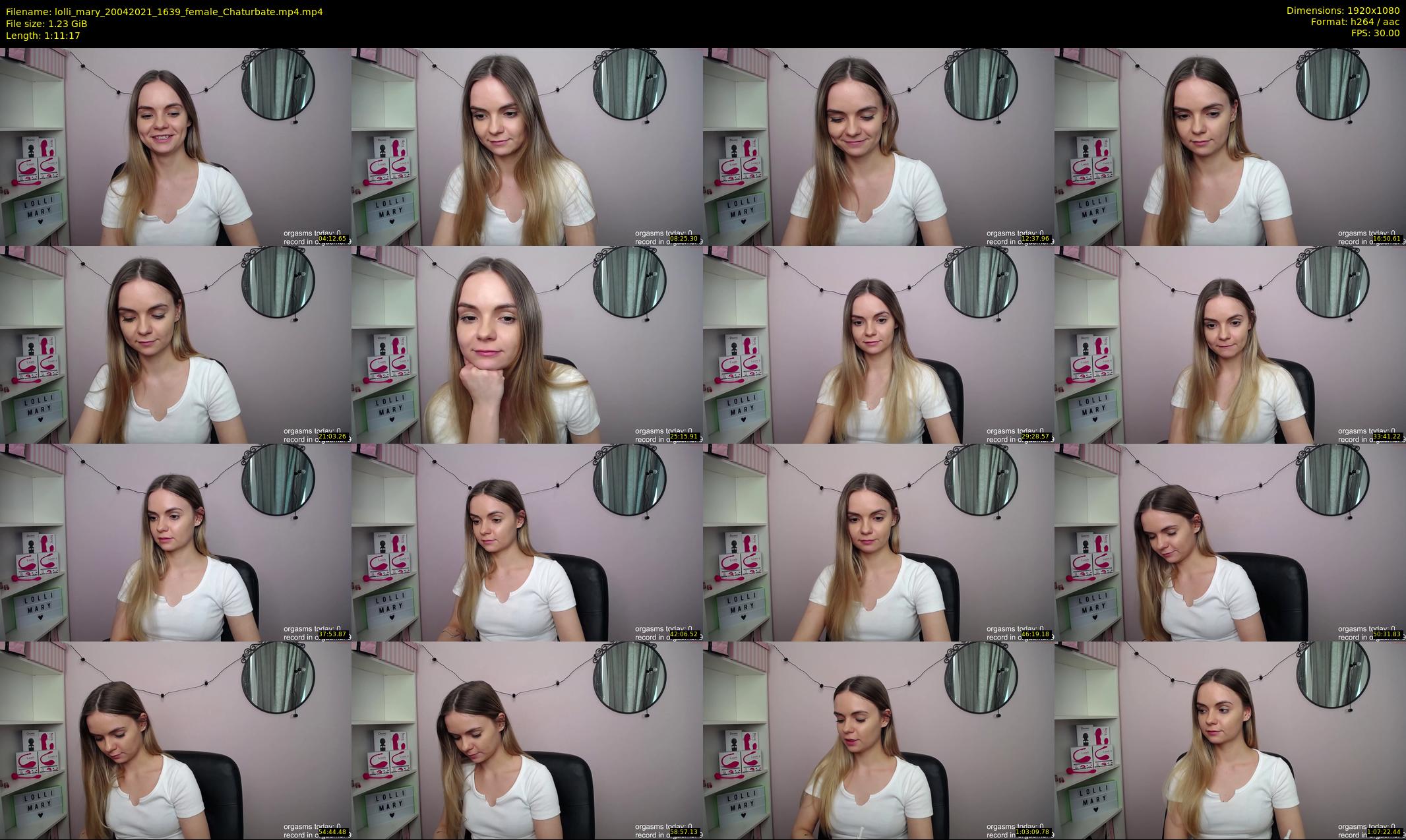 lolli_mary — 72 minute Chaturbate female cam show recording, 1080p, Apr 20, 2021