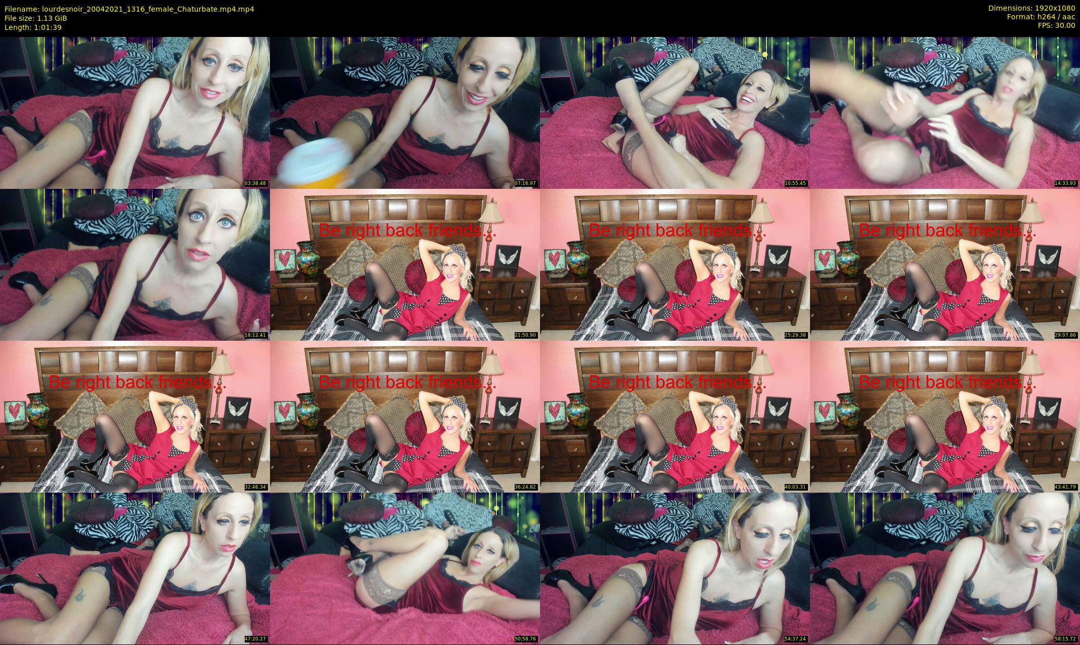 lourdesnoir — 62 minute Chaturbate female cam show recording, 1080p, Apr 20, 2021
