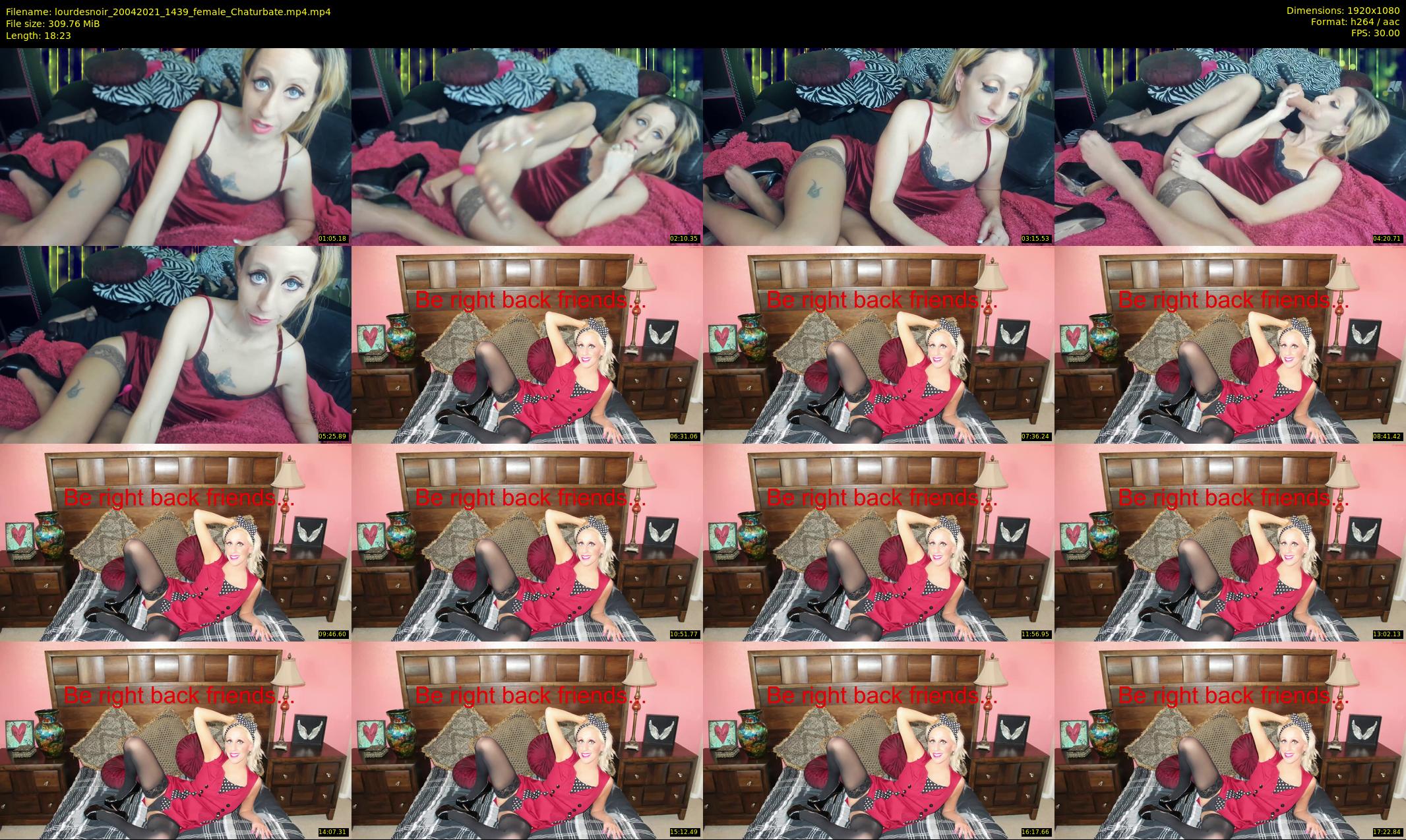 lourdesnoir — 19 minute Chaturbate female cam show recording, 1080p, Apr 20, 2021