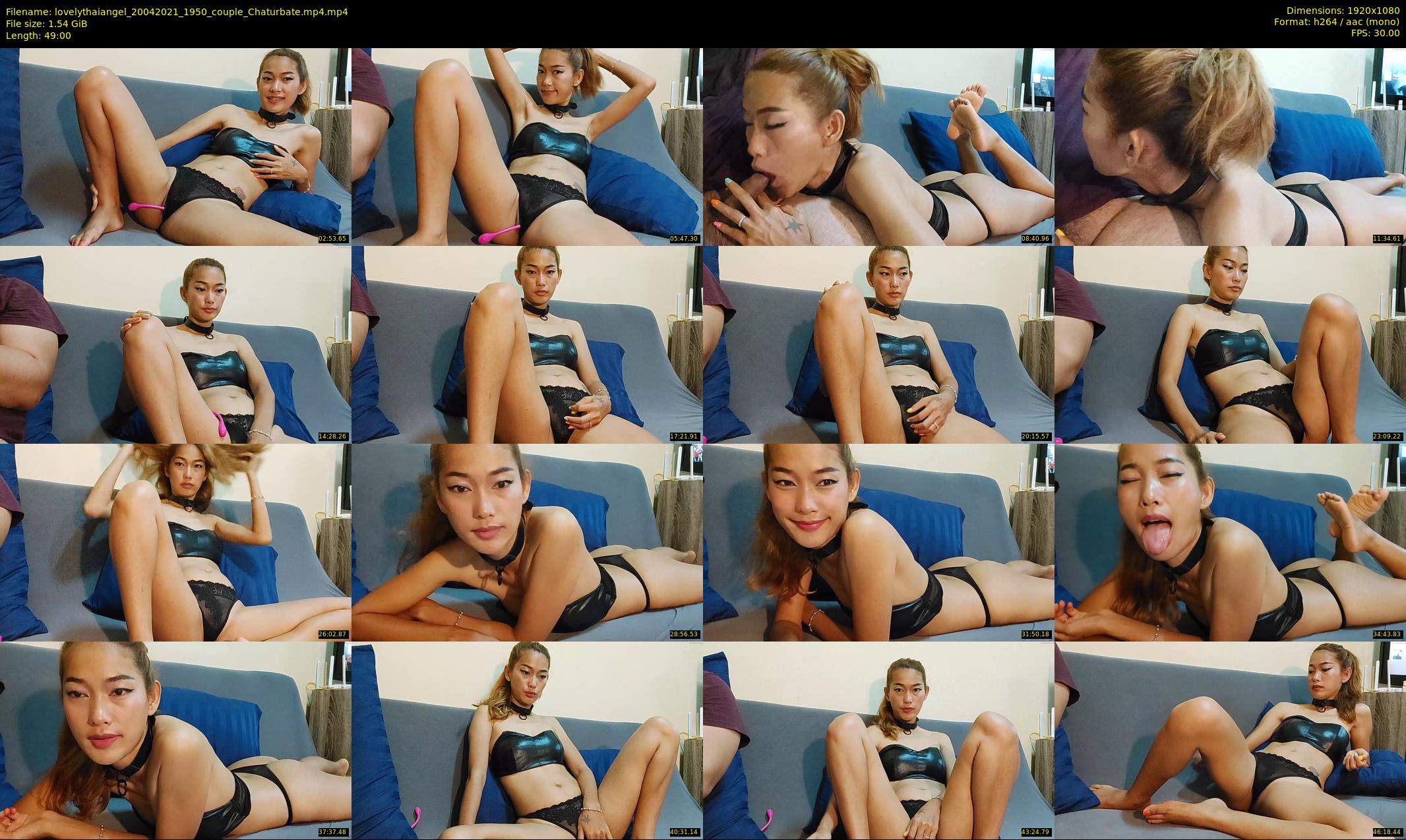lovelythaiangel — 49 minute Chaturbate couple cam show recording, 1080p, Apr 20, 2021