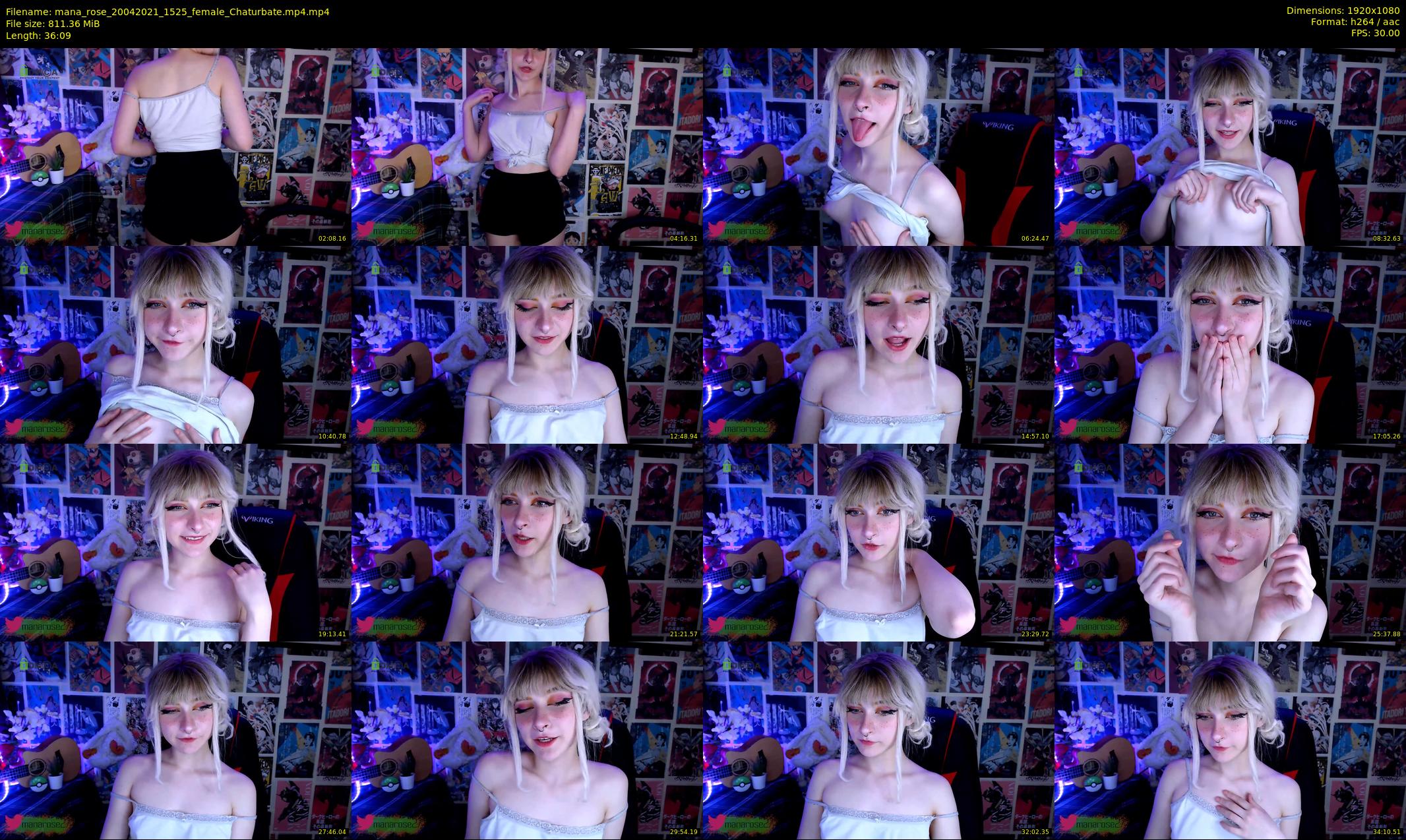 mana_rose — 37 minute Chaturbate female cam show recording, 1080p, Apr 20, 2021