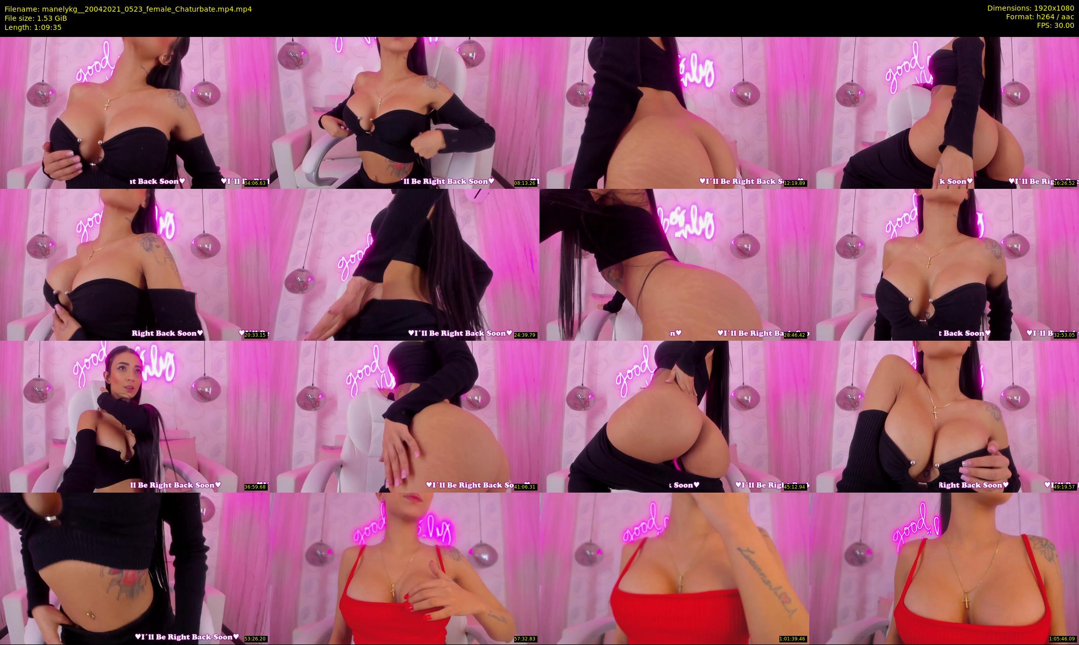 manelykg_ — 70 minute Chaturbate female cam show recording, 1080p, Apr 20, 2021