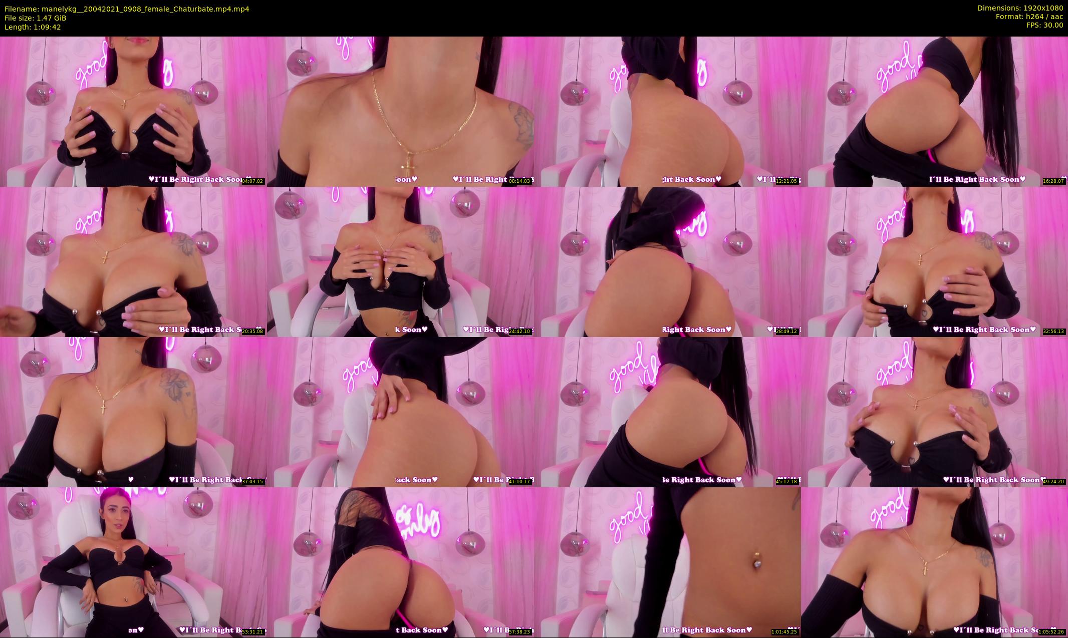 manelykg_ — 70 minute Chaturbate female cam show recording, 1080p, Apr 20, 2021