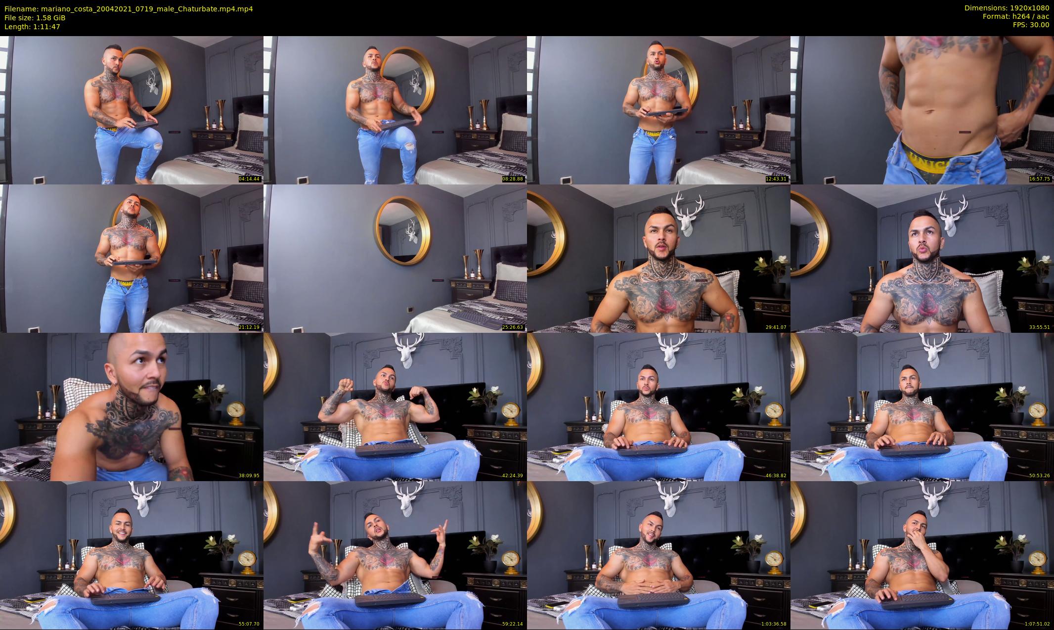 mariano_costa — 72 minute Chaturbate male cam show recording, 1080p, Apr 20, 2021