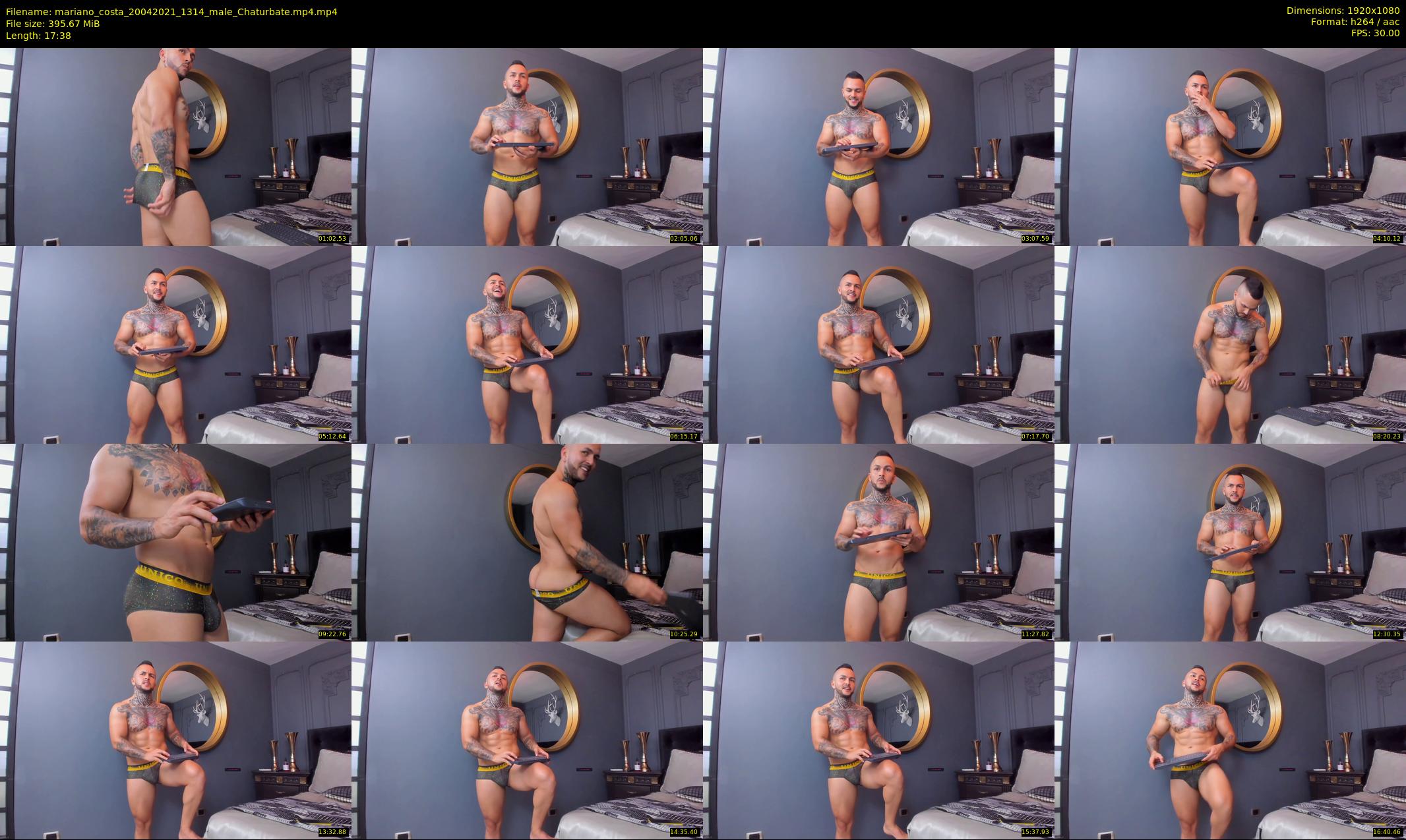 mariano_costa — 18 minute Chaturbate male cam show recording, 1080p, Apr 20, 2021