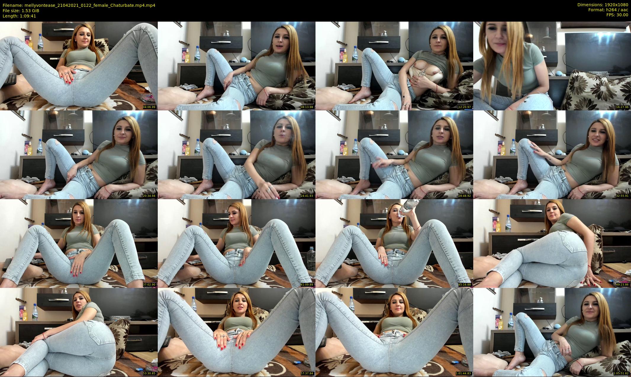 mellyvontease — 70 minute Chaturbate female cam show recording, 1080p, Apr 21, 2021
