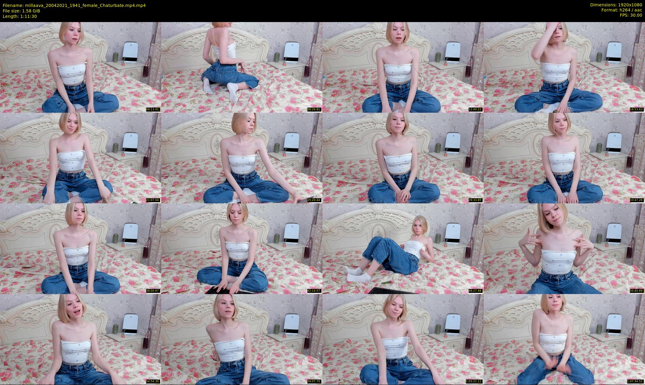 millaava — 72 minute Chaturbate female cam show recording, 1080p, Apr 20, 2021