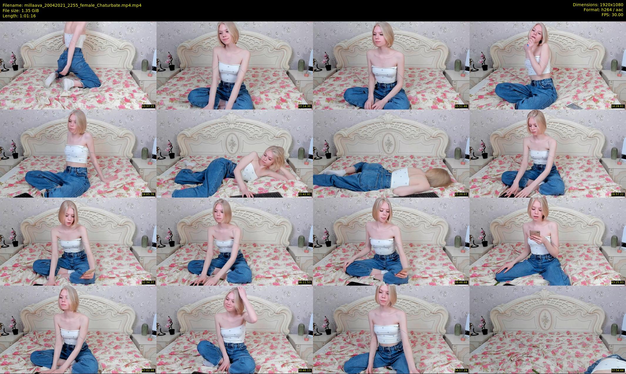 millaava — 62 minute Chaturbate female cam show recording, 1080p, Apr 20, 2021