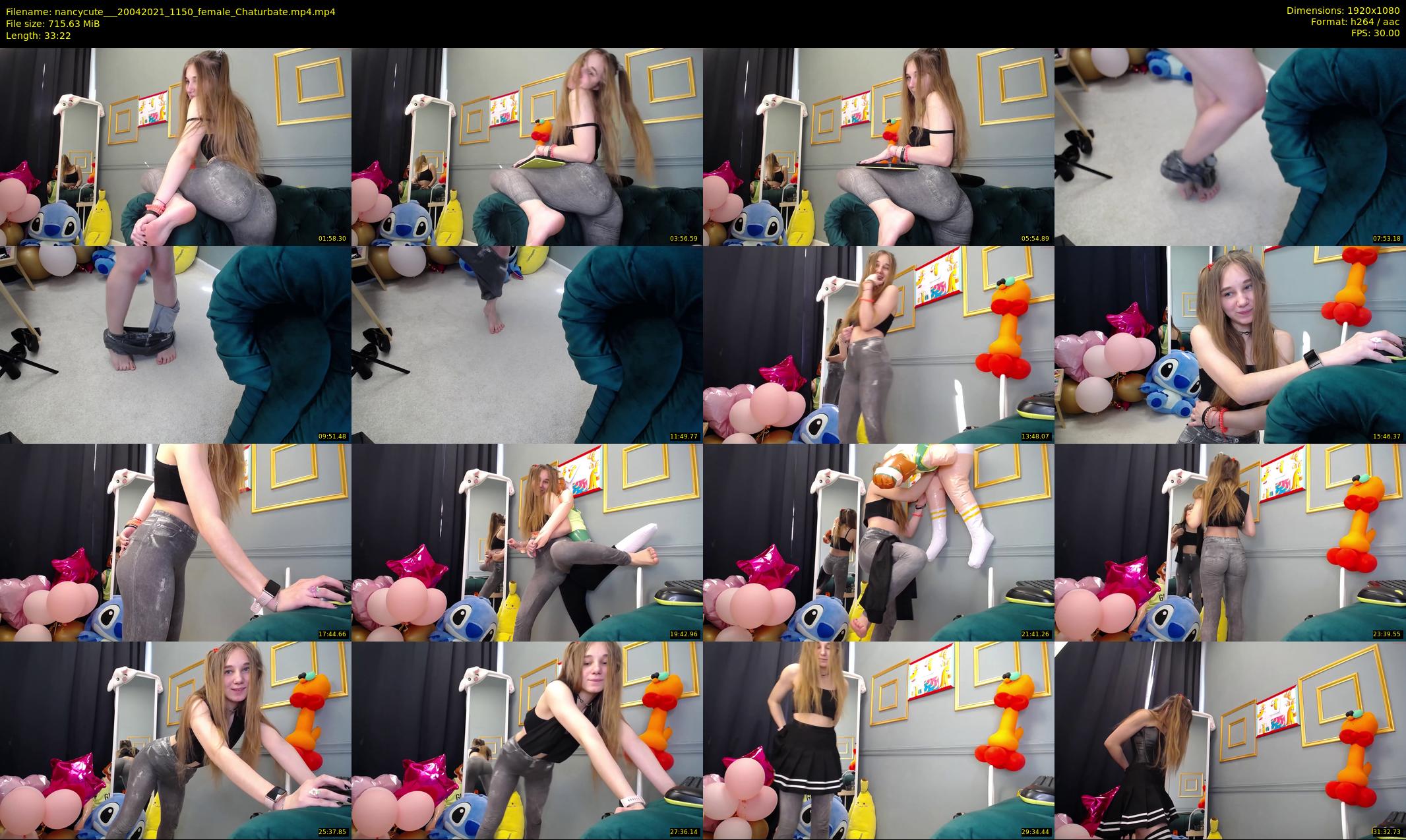 nancycute__ — 34 minute Chaturbate female cam show recording, 1080p, Apr 20, 2021