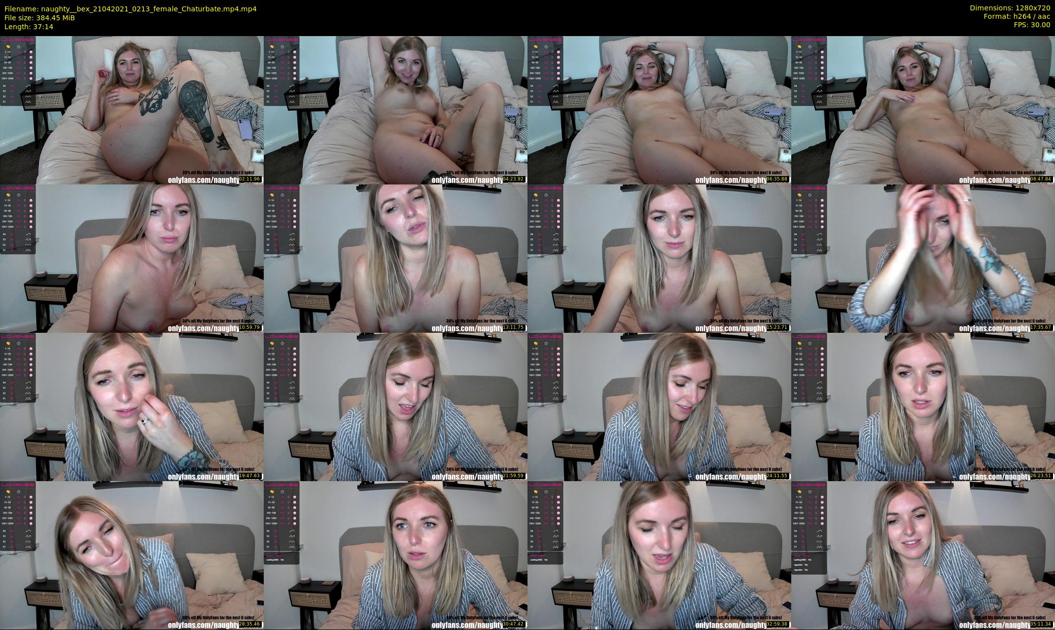 naughty__bex — 38 minute Chaturbate female cam show recording, 720p, Apr 21, 2021