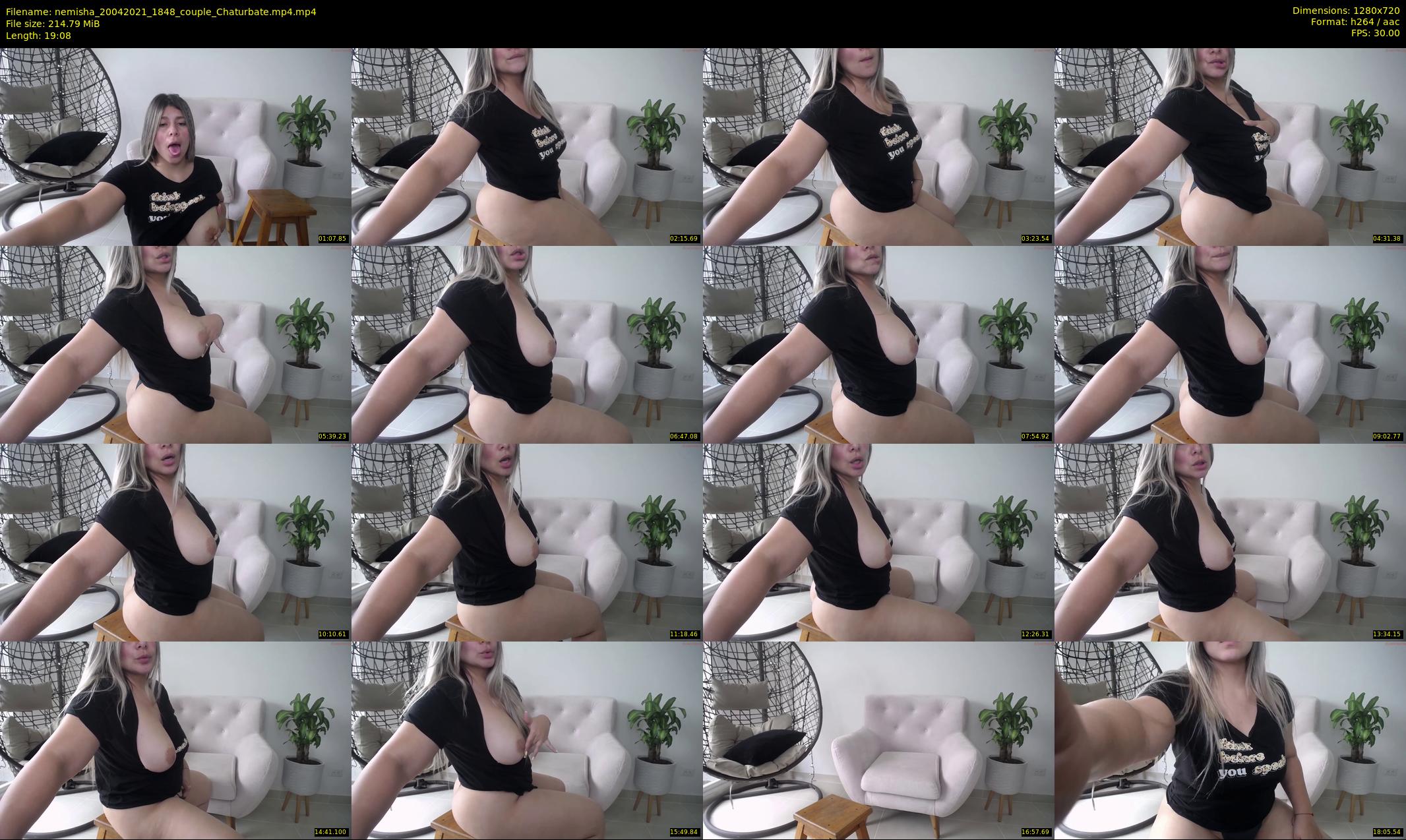 nemisha — 20 minute Chaturbate female cam show recording, 720p, Apr 20, 2021