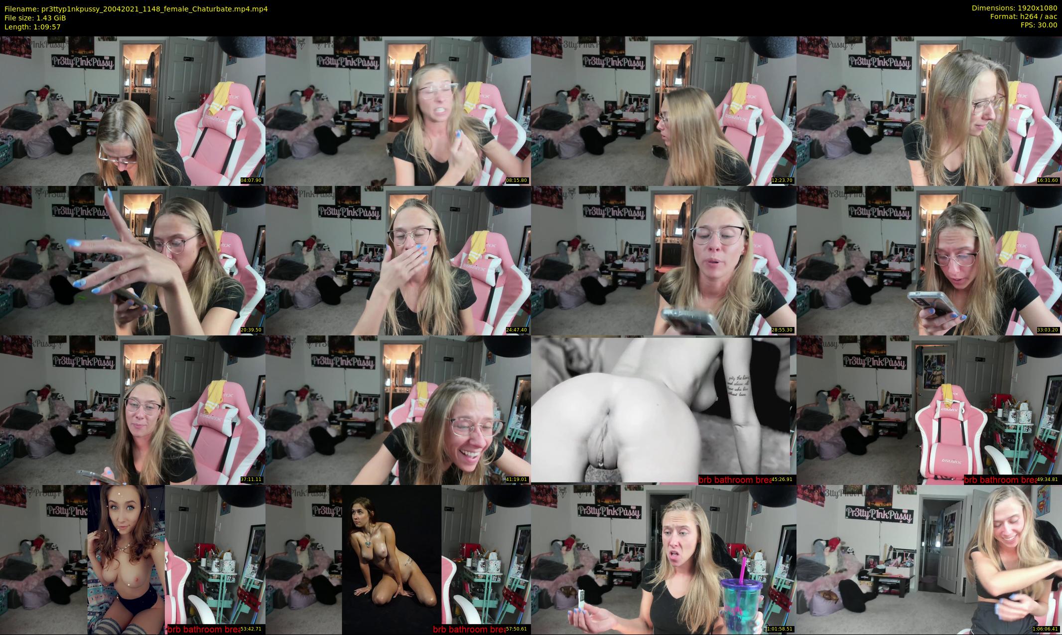 pr3ttyp1nkpussy — 70 minute Chaturbate couple cam show recording, 1080p, Apr 20, 2021