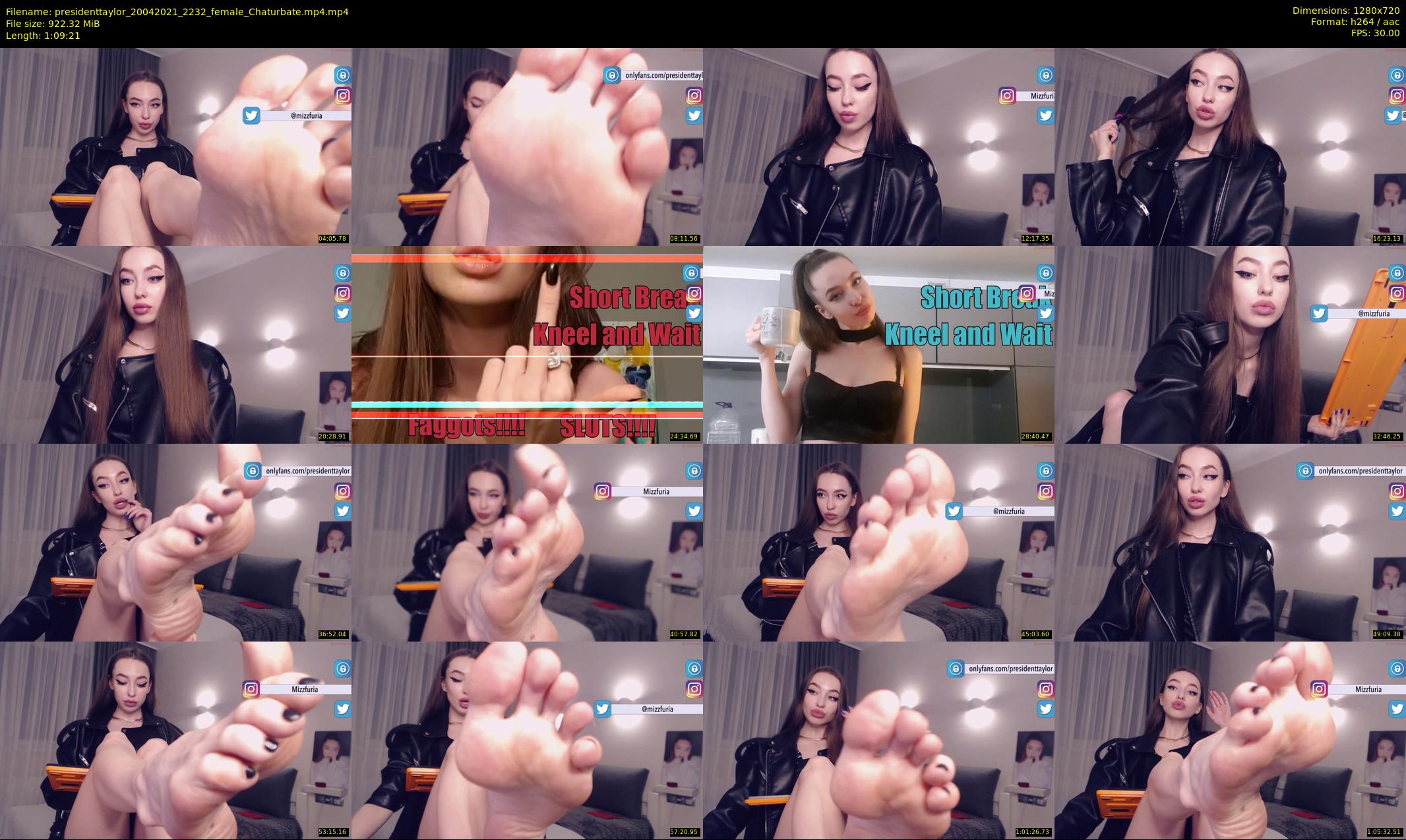 presidenttaylor — 70 minute Chaturbate female cam show recording, 720p, Apr 20, 2021