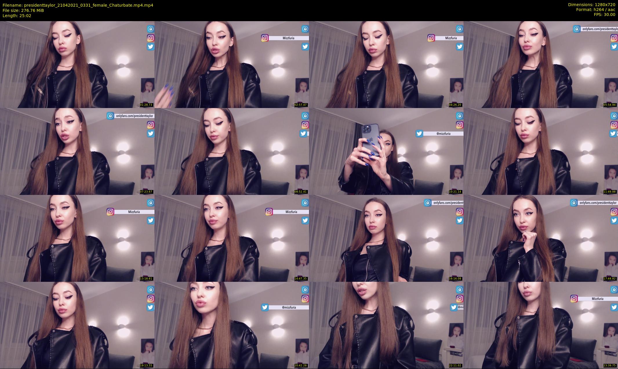 presidenttaylor — 26 minute Chaturbate female cam show recording, 720p, Apr 21, 2021