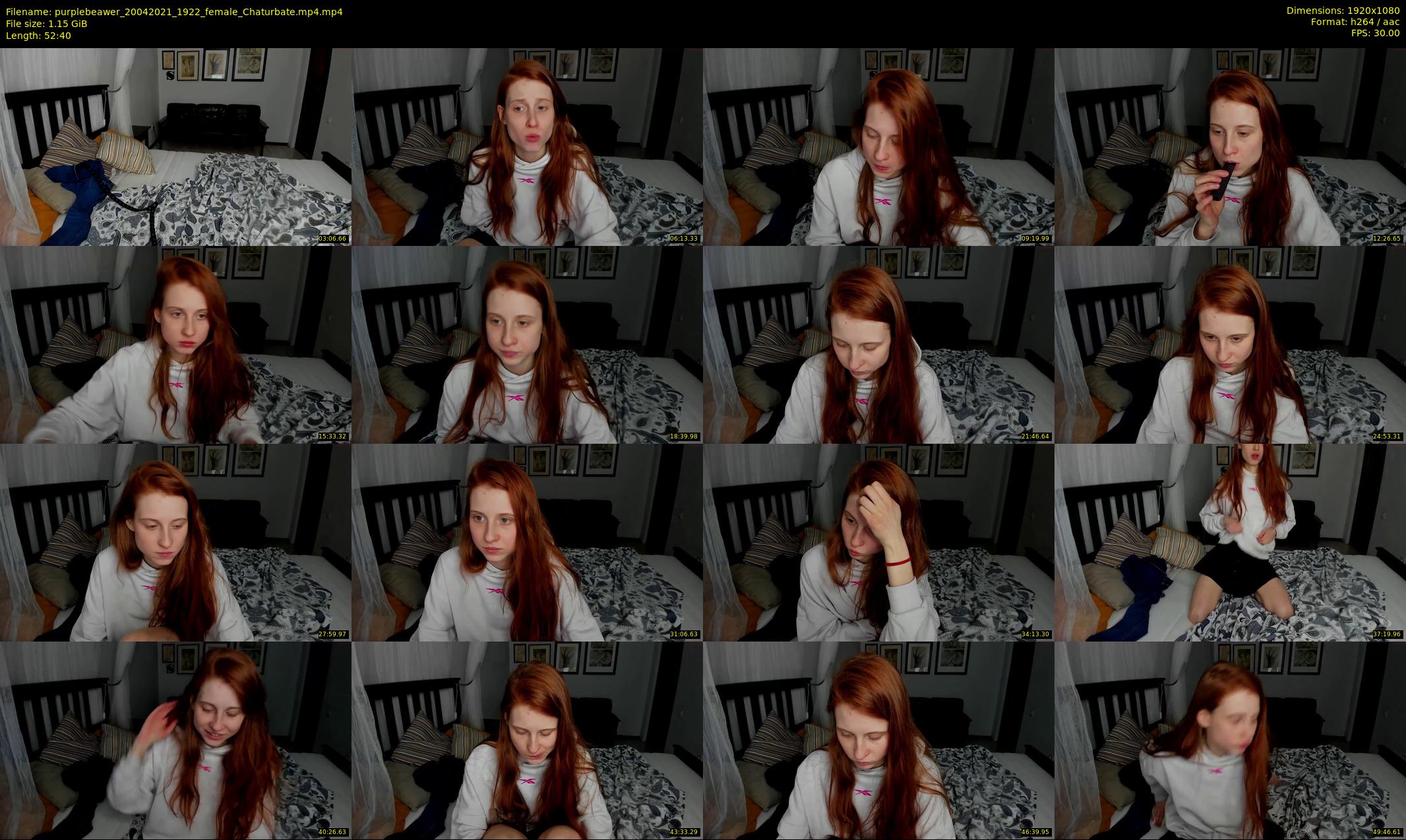 purplebeawer — 53 minute Chaturbate female cam show recording, 1080p, Apr 20, 2021