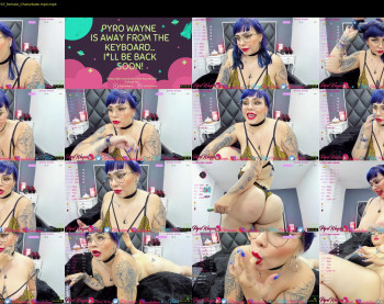pyrowayne — 59 minute Chaturbate female cam show recording, 720p, Apr 21, 2021