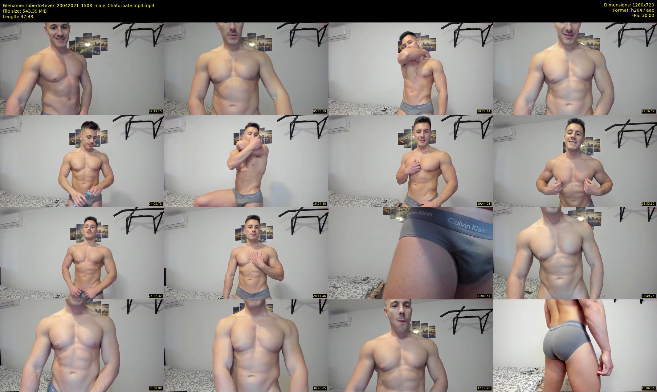 roberto4ever — 48 minute Chaturbate male cam show recording, 720p, Apr 20, 2021