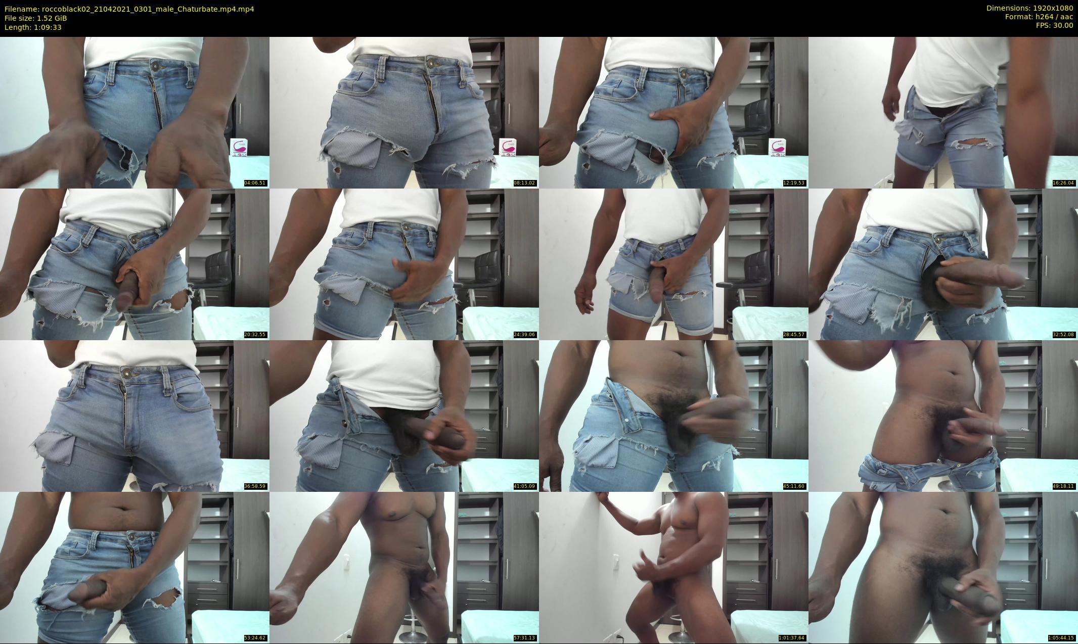 roccoblack02 — 70 minute Chaturbate male cam show recording, 1080p, Apr 21, 2021