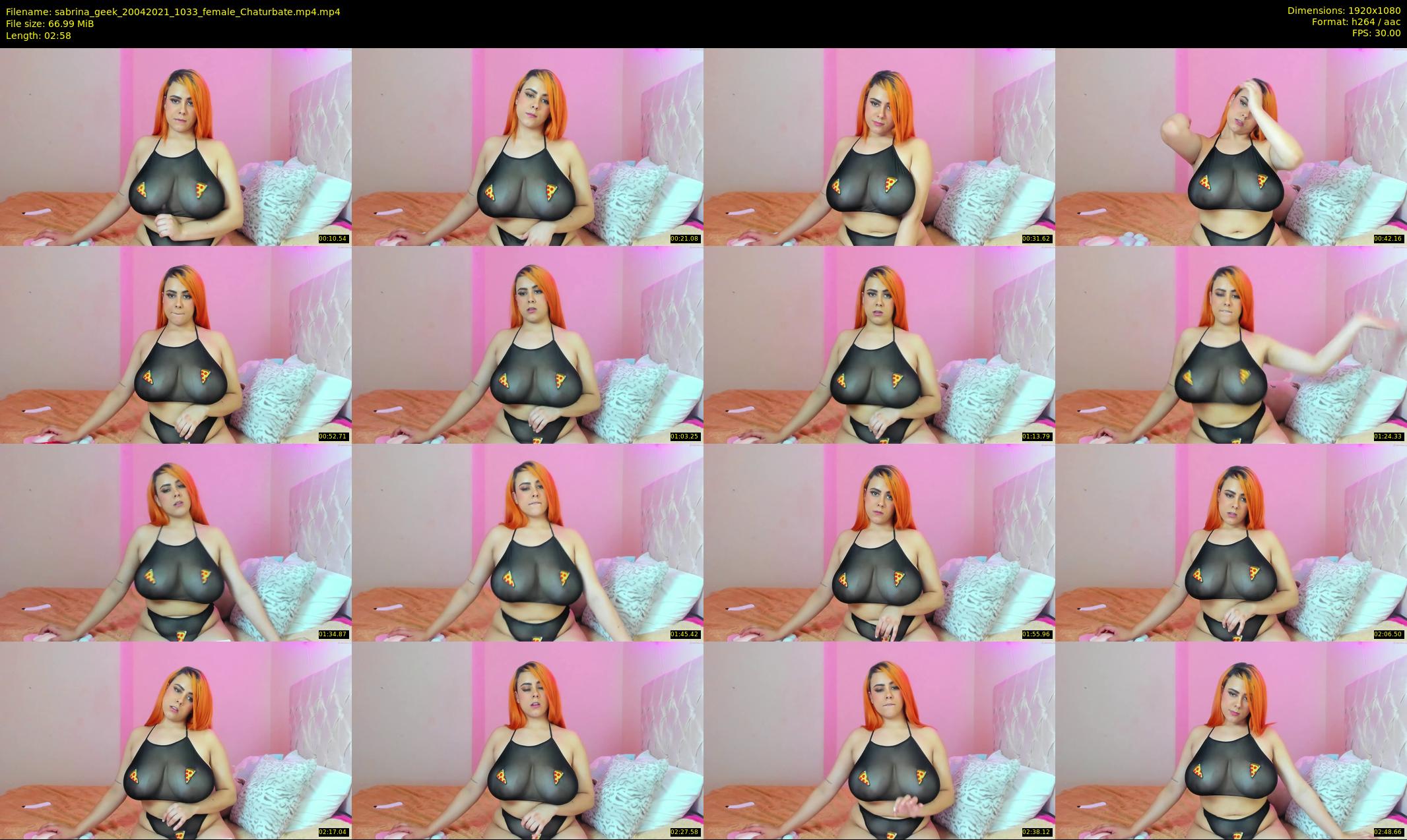 sabrina_geek — 3 minute Chaturbate female cam show recording, 1080p, Apr 20, 2021