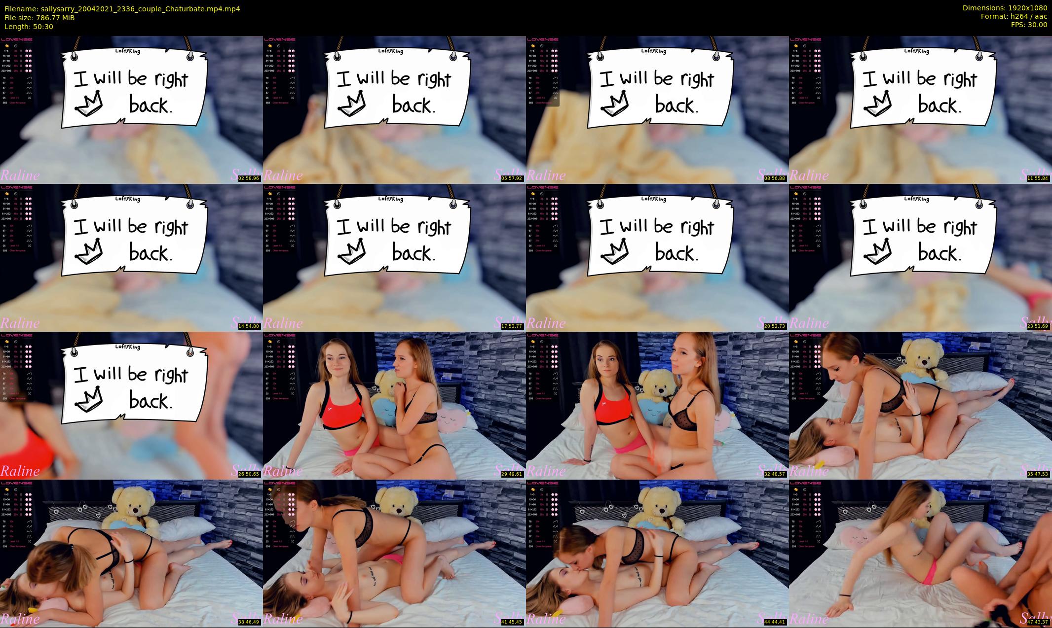 sallysarry — 51 minute Chaturbate couple cam show recording, 1080p, Apr 20, 2021