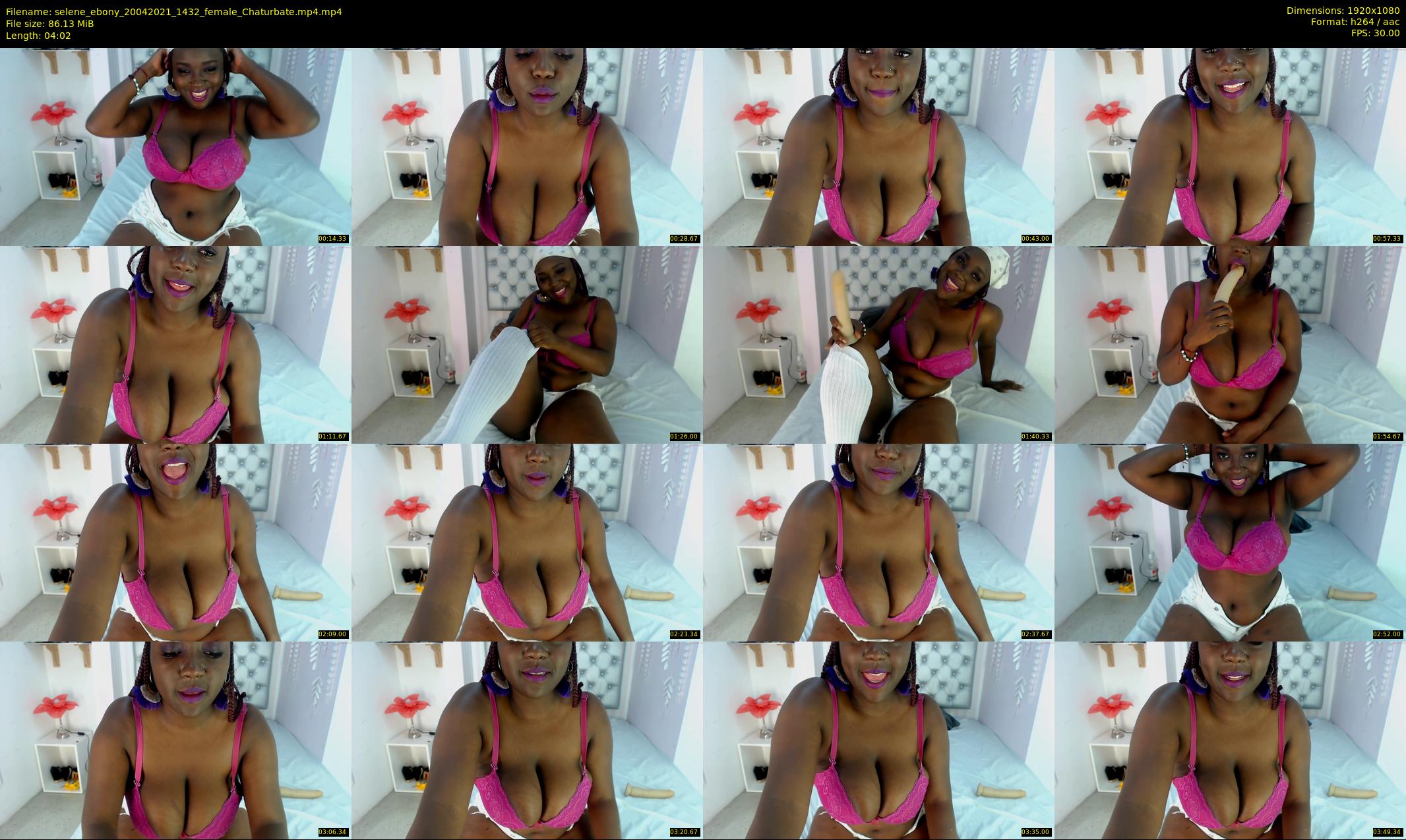 selene_ebony — 5 minute Chaturbate female cam show recording, 1080p, Apr 20, 2021
