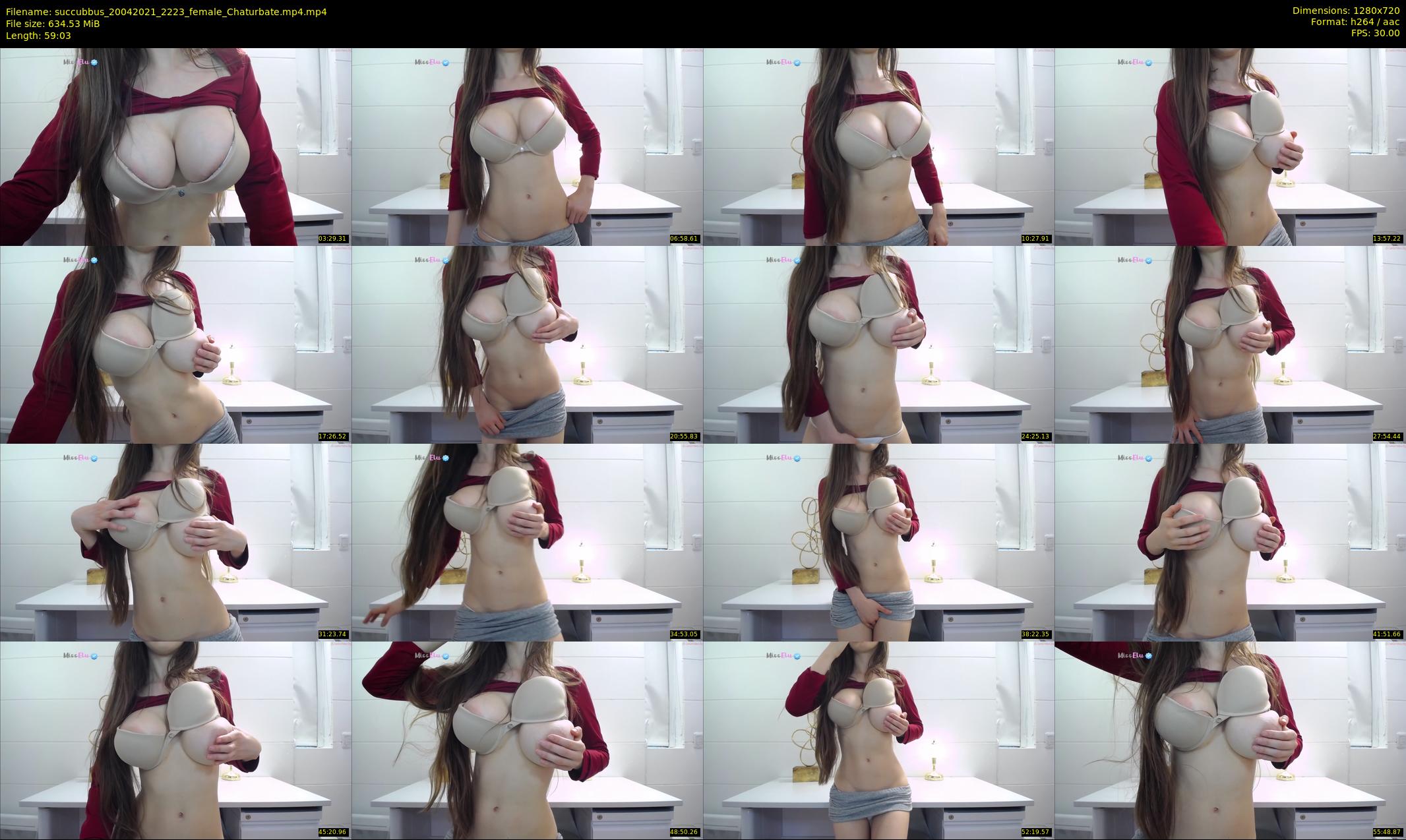 succubbus — 60 minute Chaturbate female cam show recording, 720p, Apr 20, 2021
