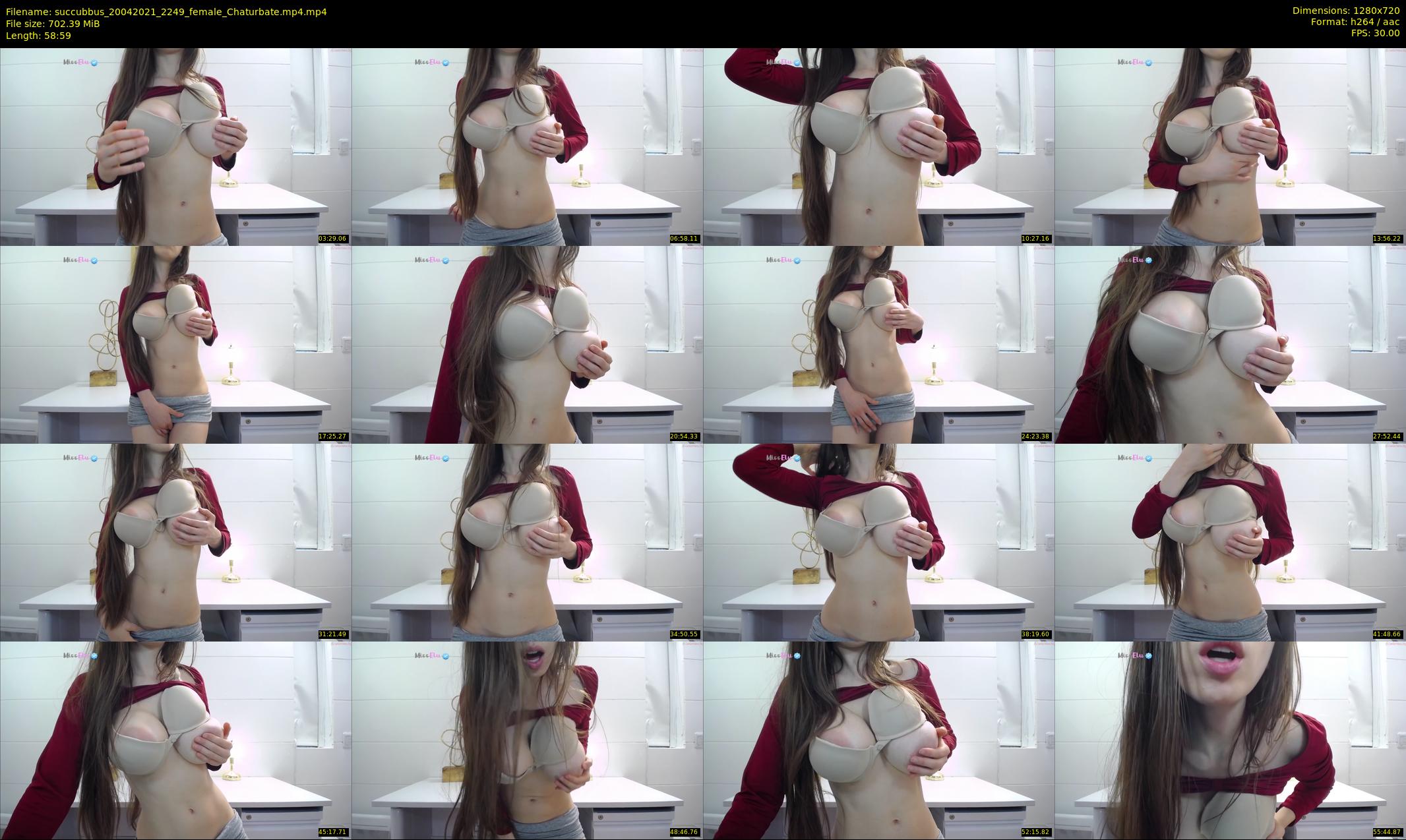 succubbus — 59 minute Chaturbate female cam show recording, 720p, Apr 20, 2021