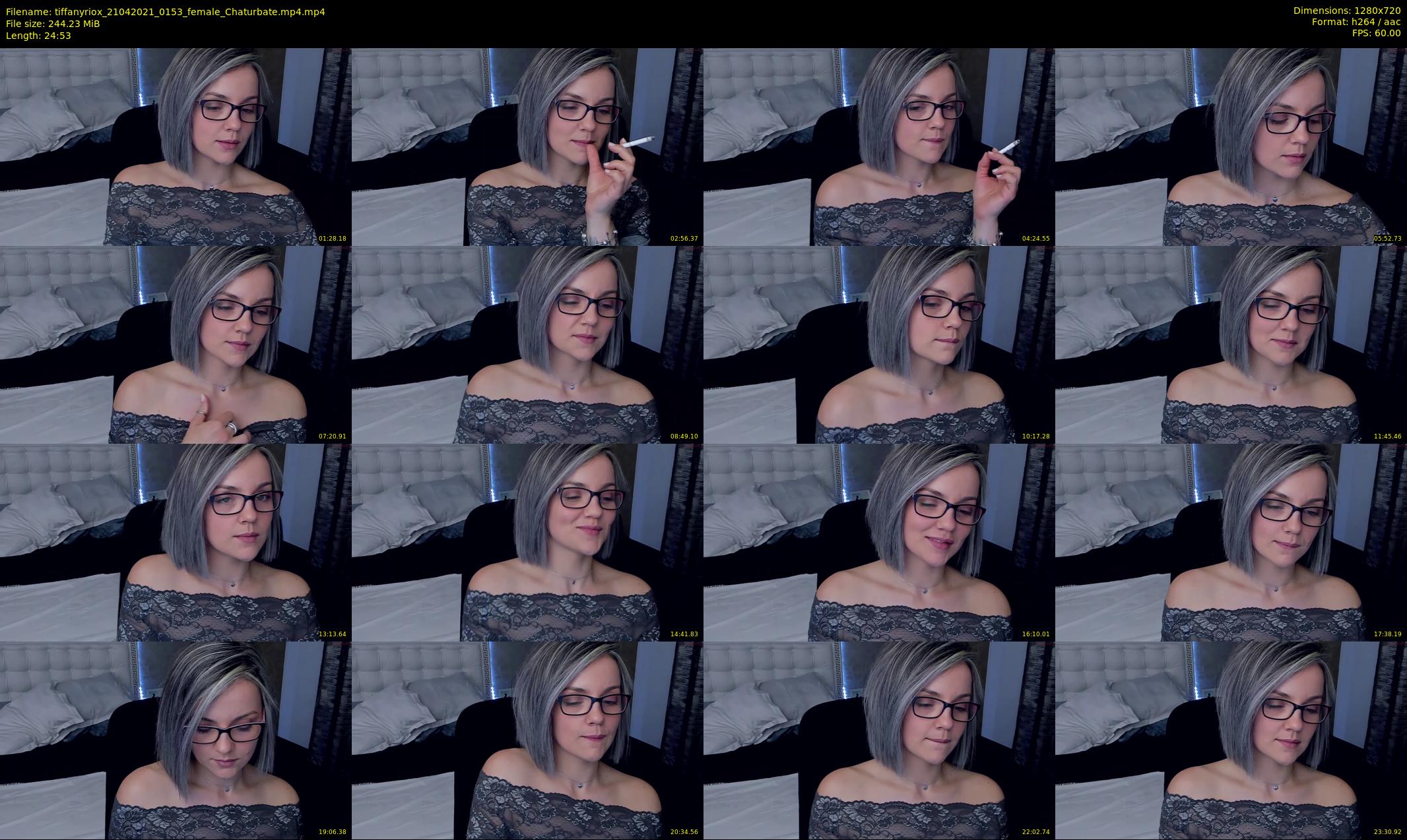 tiffanyriox — 25 minute Chaturbate female cam show recording, 720p, Apr 21, 2021