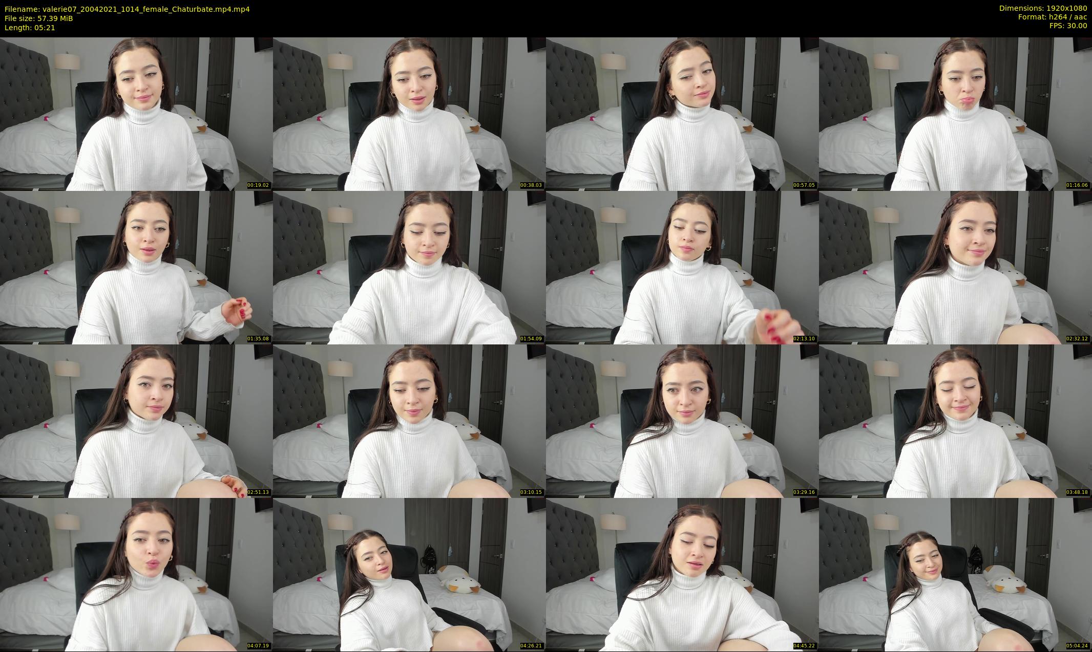 valerie07 — 6 minute Chaturbate female cam show recording, 1080p, Apr 20, 2021