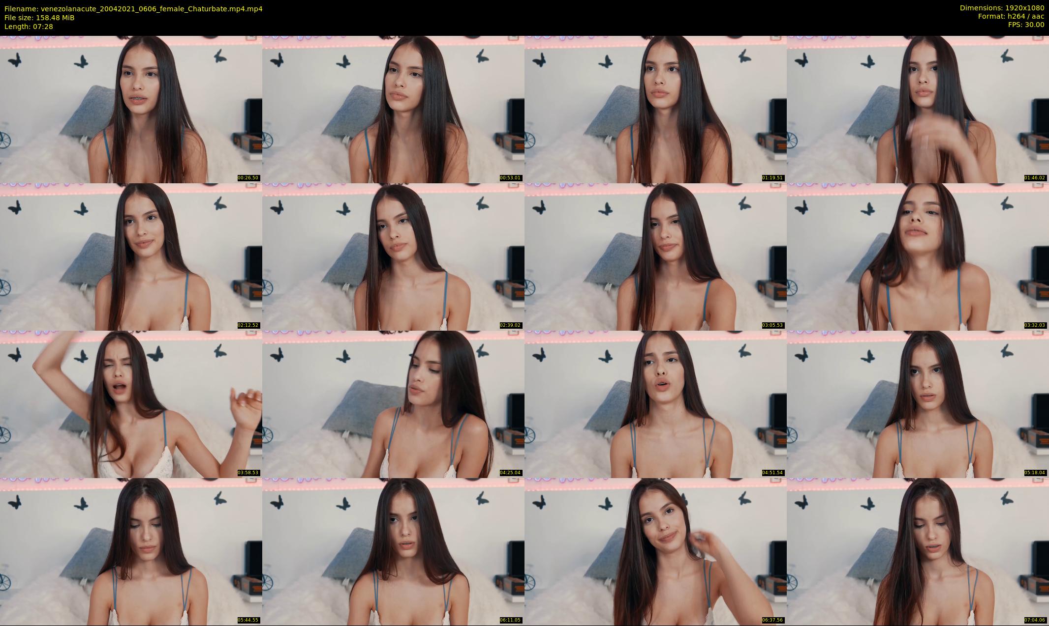 venezolanacute — 8 minute Chaturbate female cam show recording, 1080p, Apr 20, 2021