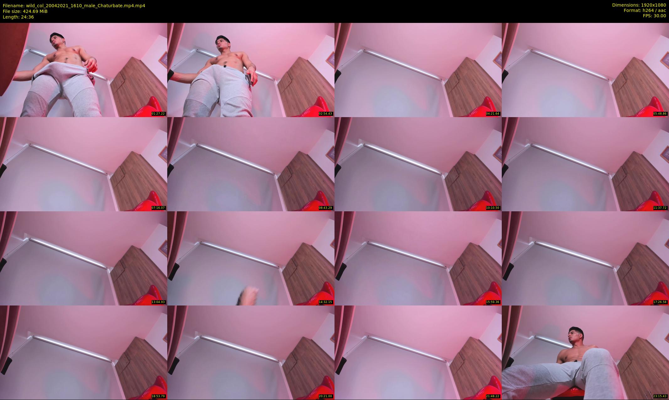 wild_col — 25 minute Chaturbate male cam show recording, 1080p, Apr 20, 2021