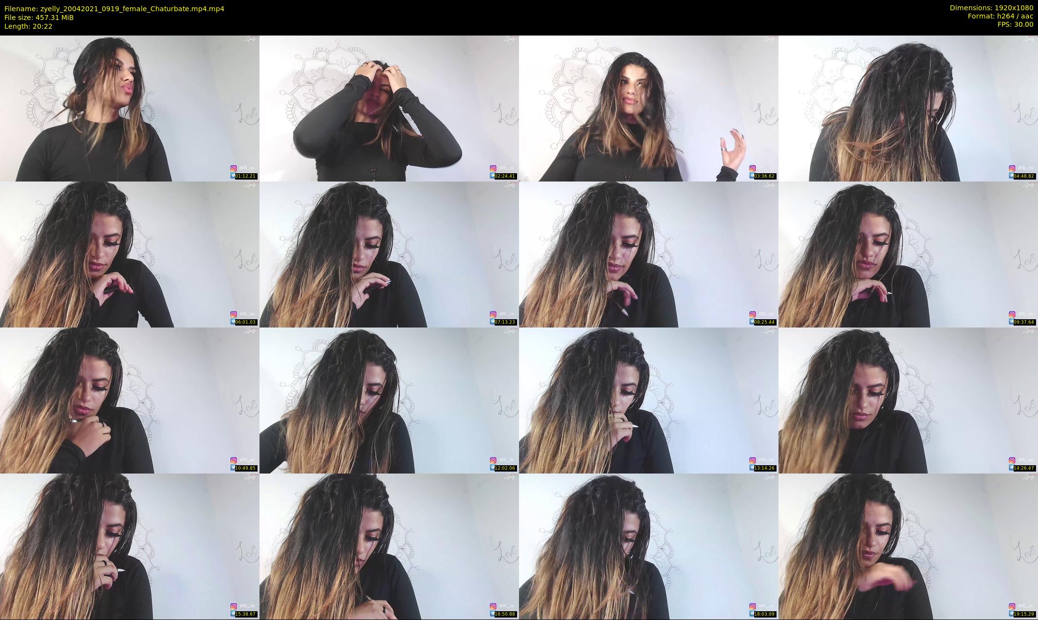 zyelly — 21 minute Chaturbate female cam show recording, 1080p, Apr 20, 2021