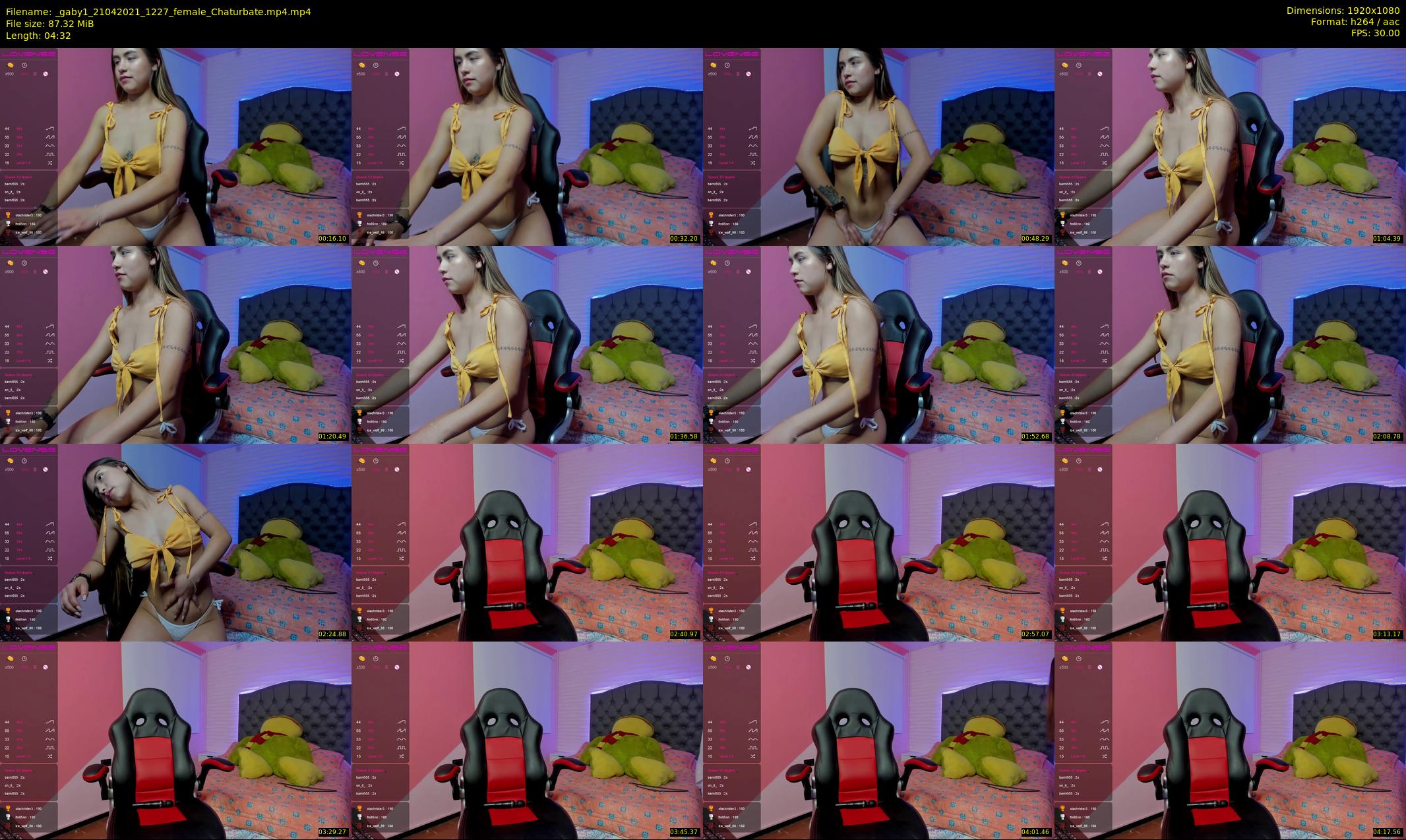 _gaby1 — 5 minute Chaturbate female cam show recording, 1080p, Apr 21, 2021