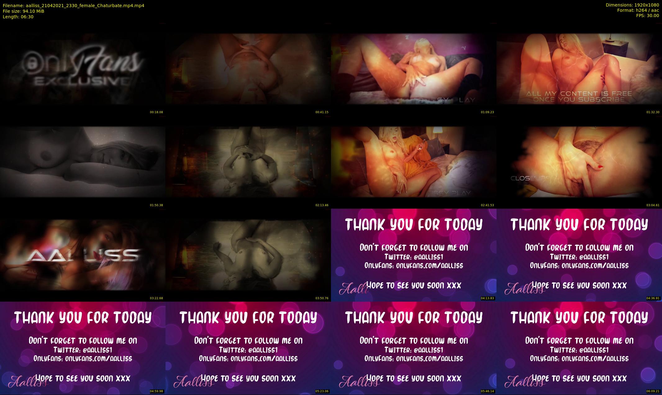 aalliss — 7 minute Chaturbate female cam show recording, 1080p, Apr 21, 2021