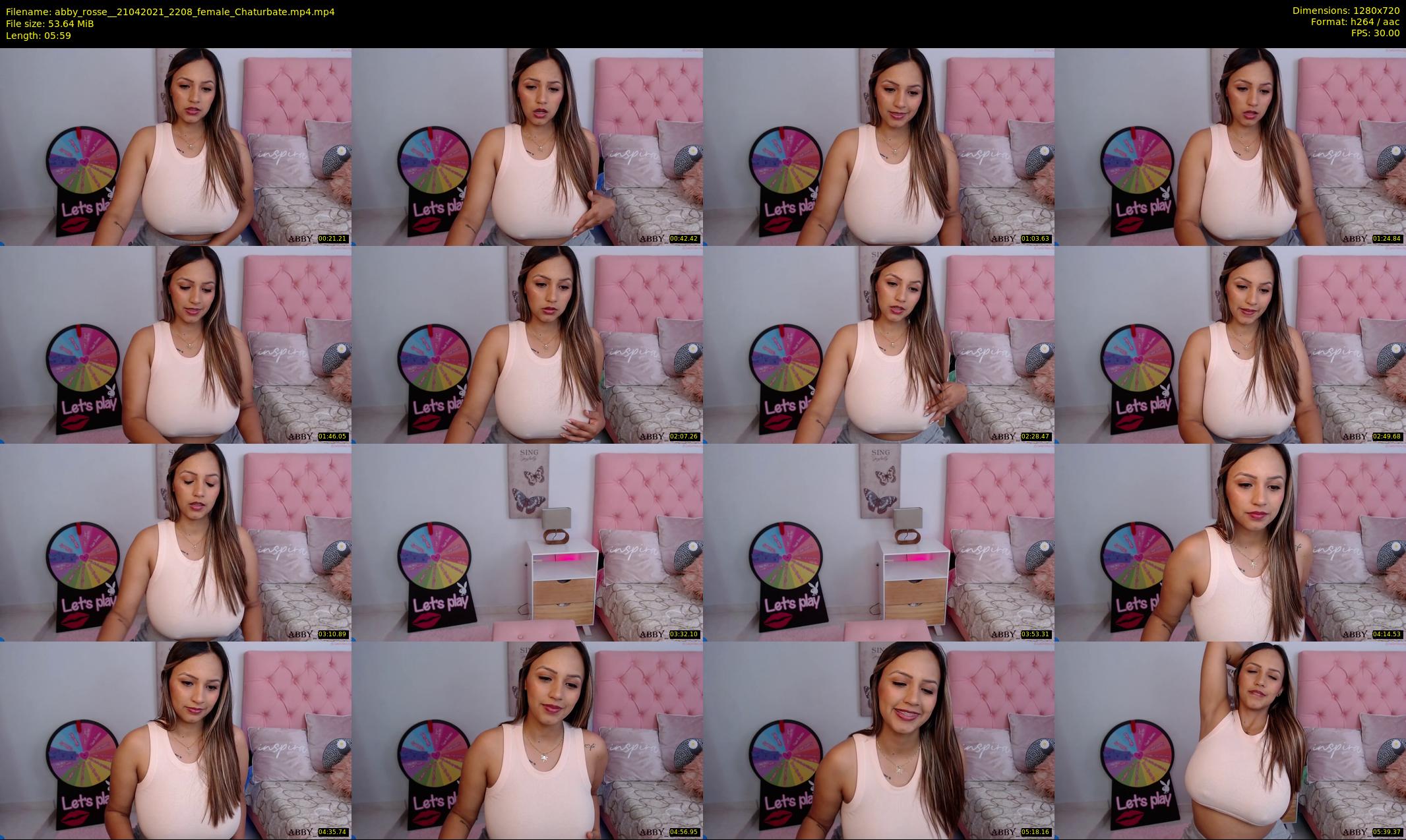abby_rosse_ — 6 minute Chaturbate female cam show recording, 720p, Apr 21, 2021