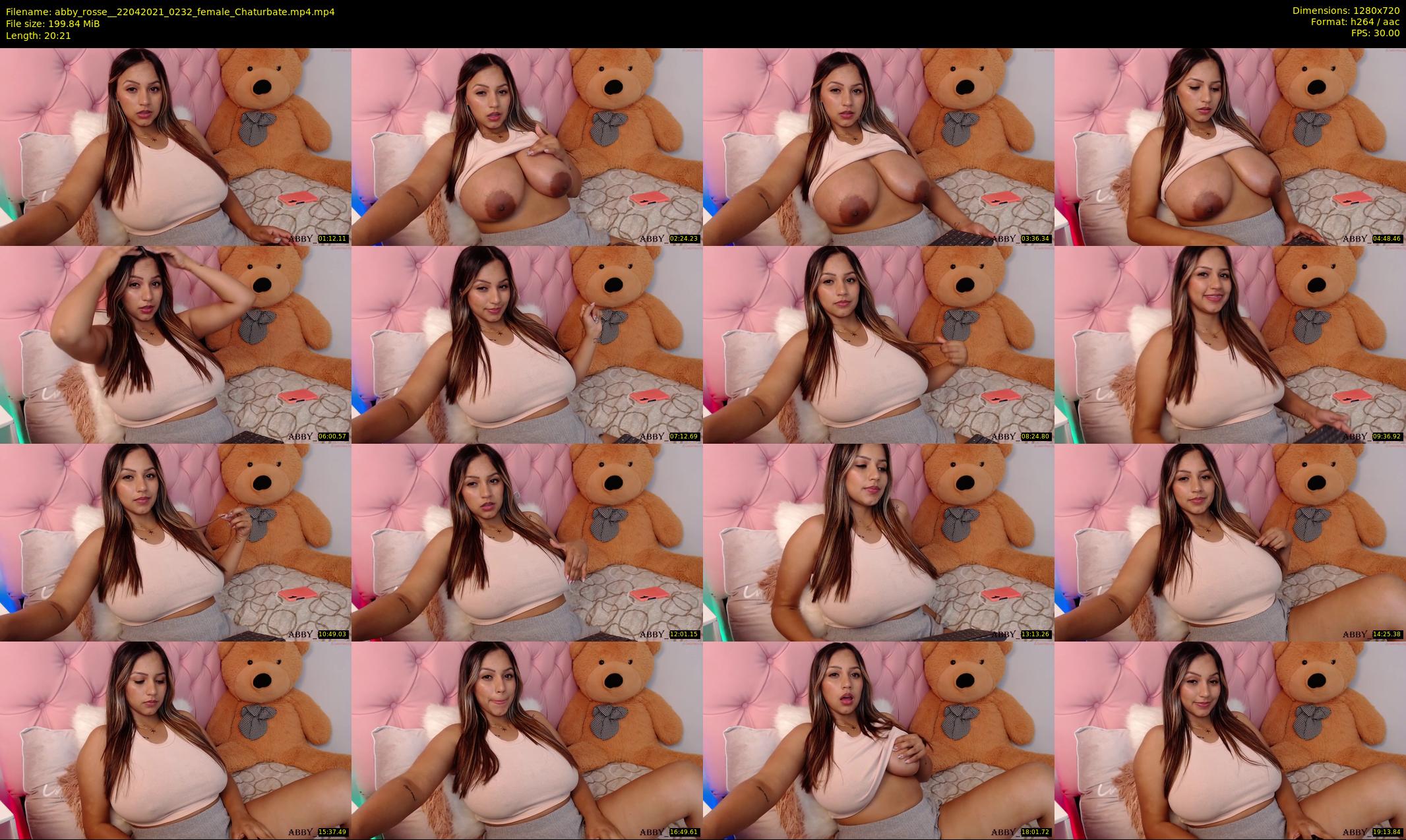 abby_rosse_ — 21 minute Chaturbate female cam show recording, 720p, Apr 22, 2021