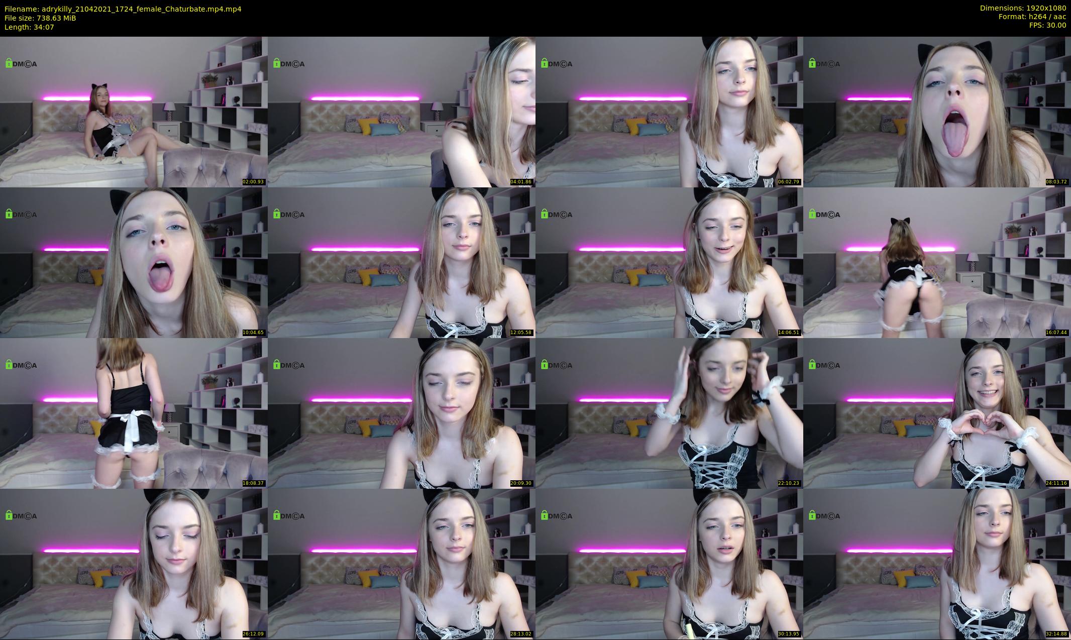 adrykilly — 35 minute Chaturbate female cam show recording, 1080p, Apr 21, 2021