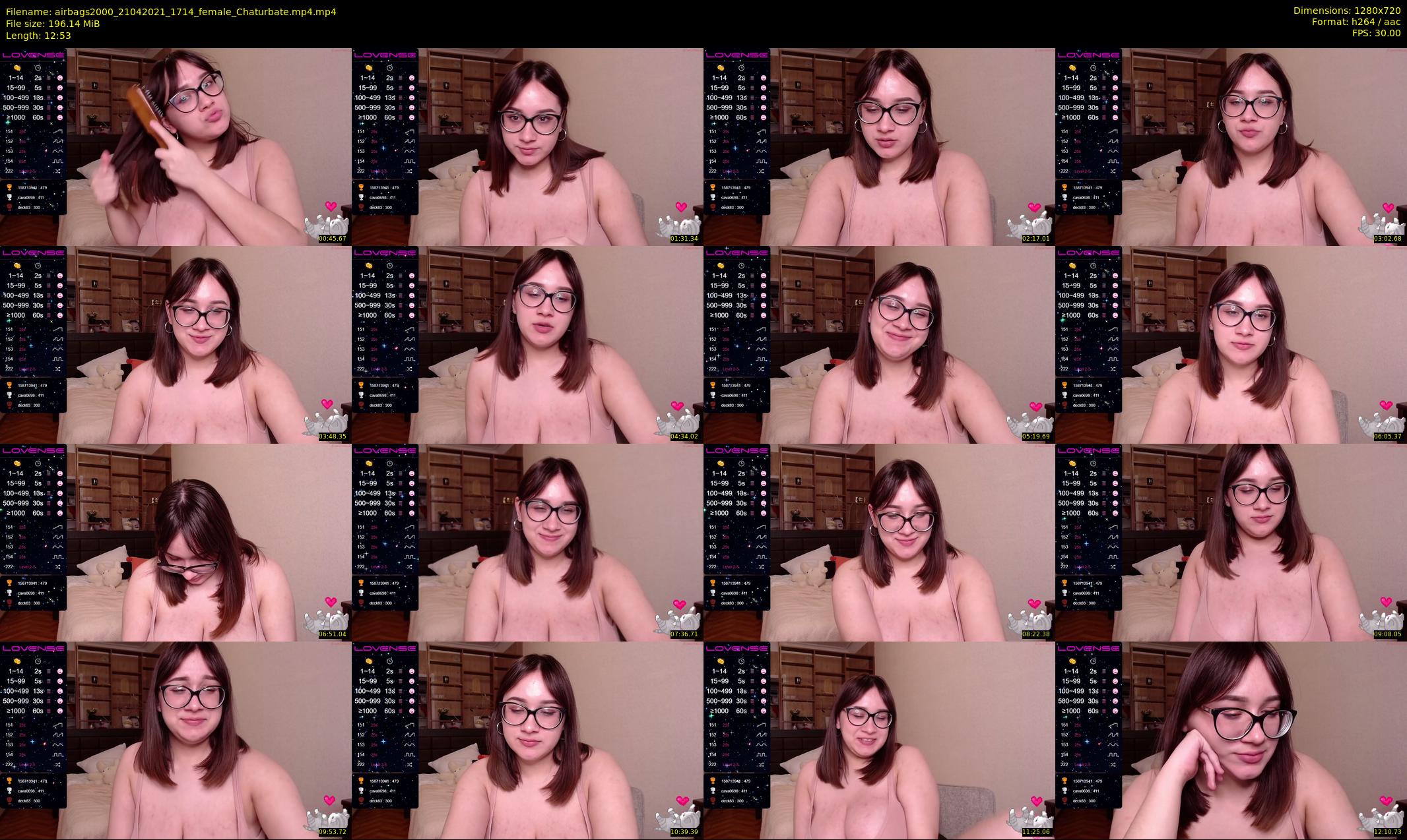 airbags2000 — 13 minute Chaturbate female cam show recording, 720p, Apr 21, 2021