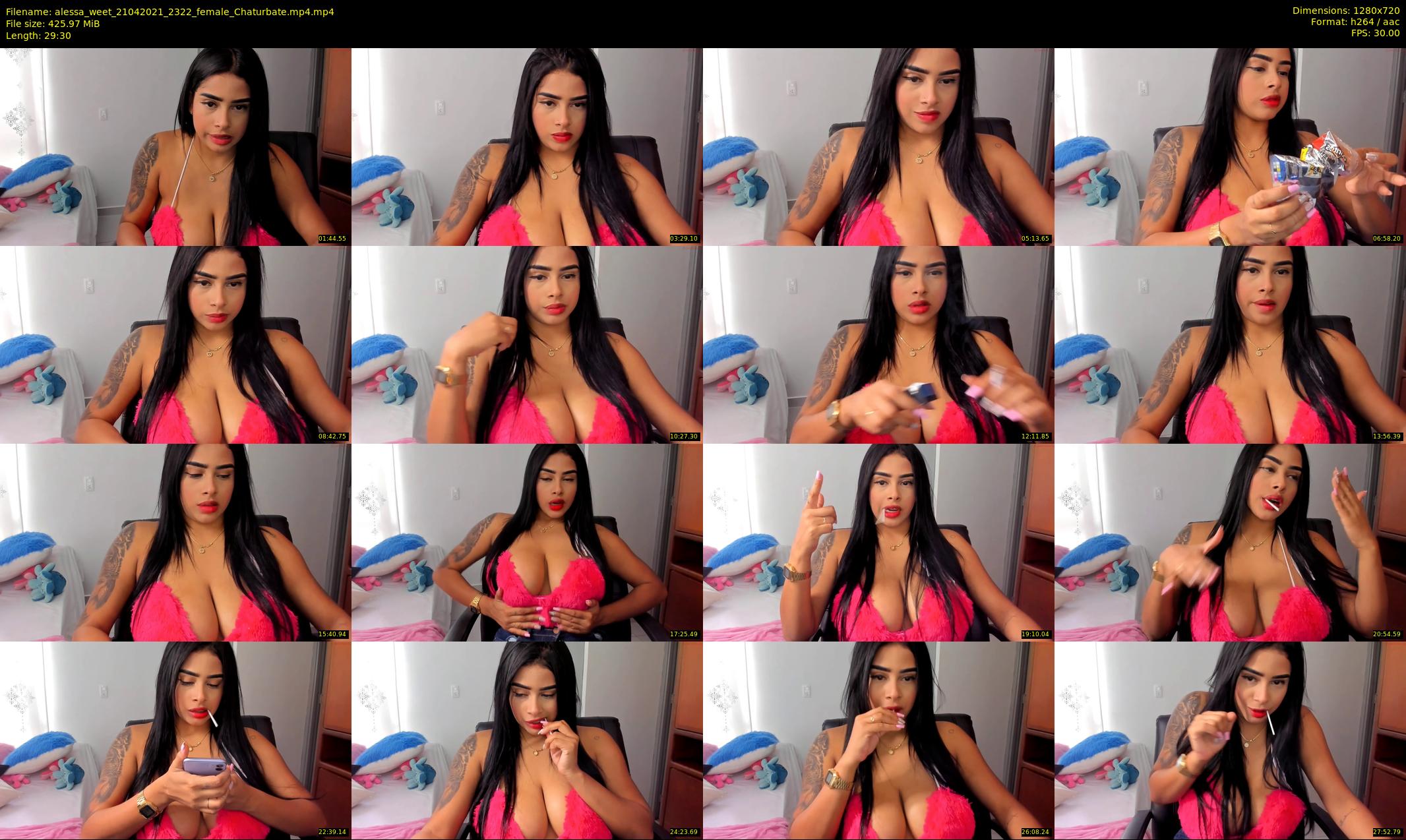 alessa_weet — 30 minute Chaturbate female cam show recording, 720p, Apr 21, 2021