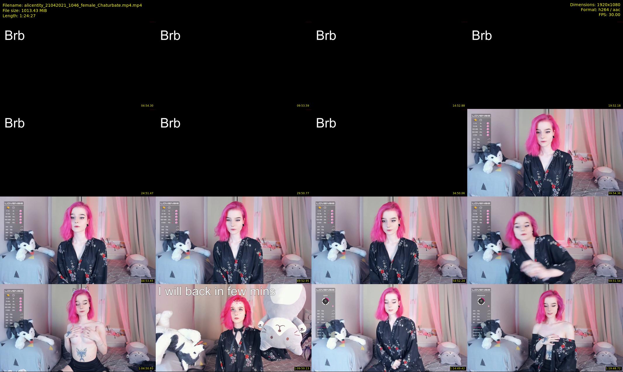 alicentity — 85 minute Chaturbate female cam show recording, 1080p, Apr 21, 2021