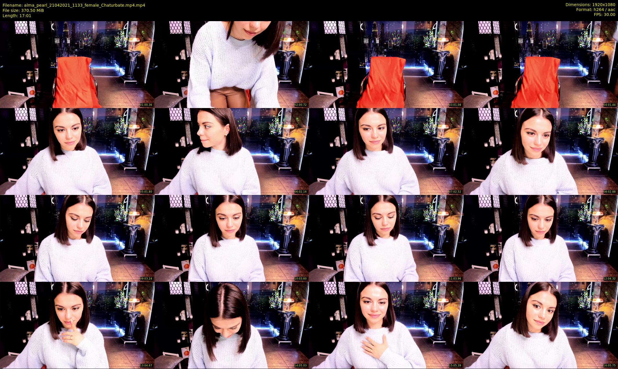 alma_pearl — 18 minute Chaturbate female cam show recording, 1080p, Apr 21, 2021