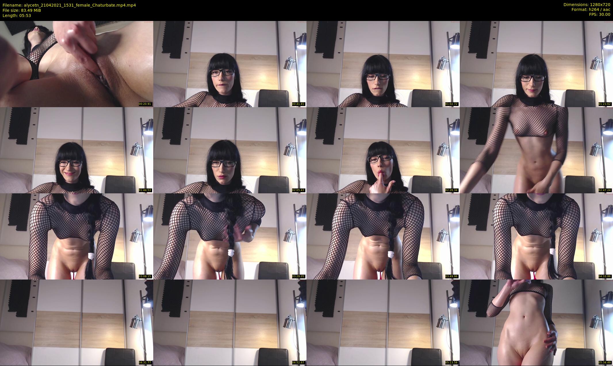 alycetn — 6 minute Chaturbate female cam show recording, 720p, Apr 21, 2021