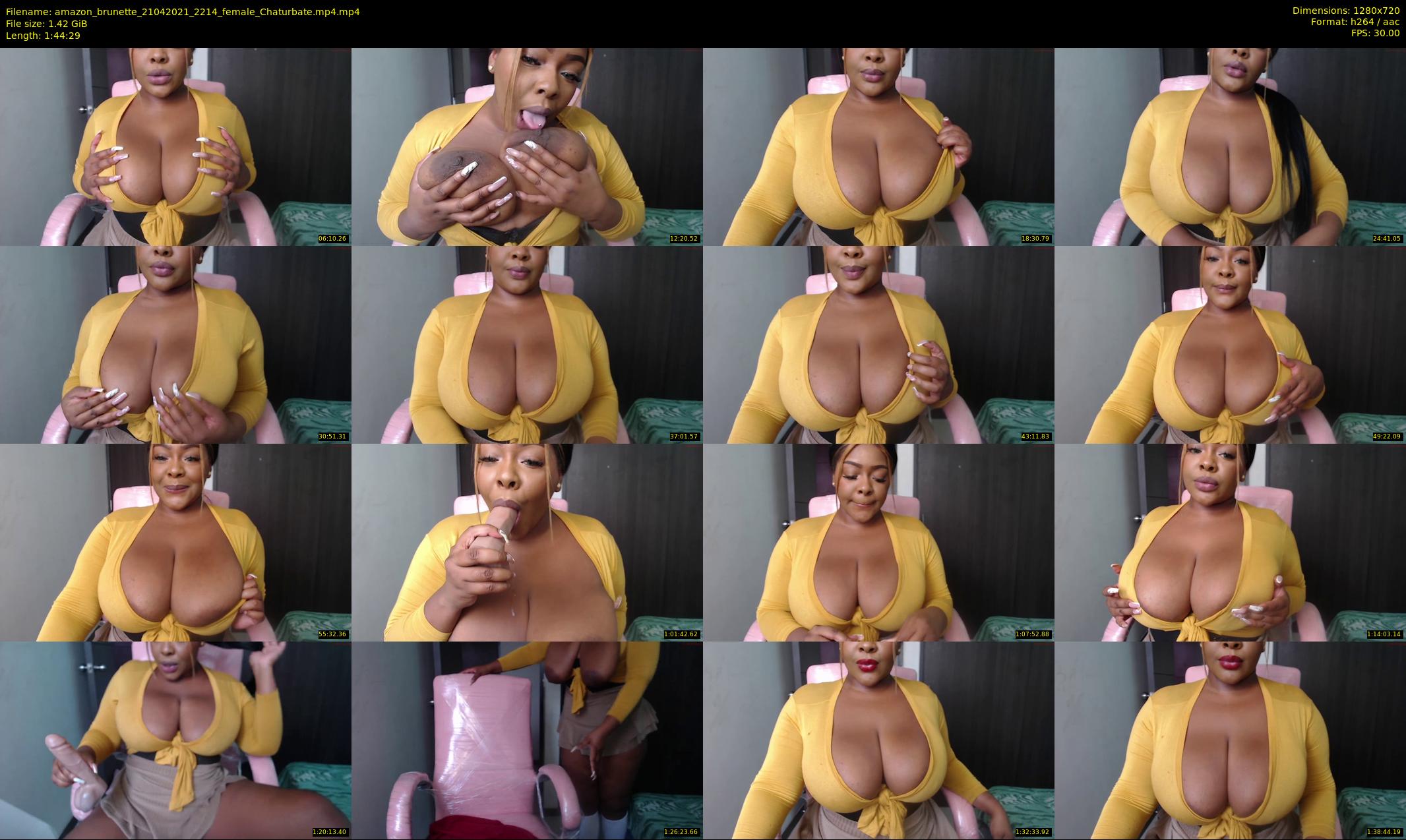 amazon_brunette — 105 minute Chaturbate female cam show recording, 720p, Apr 21, 2021