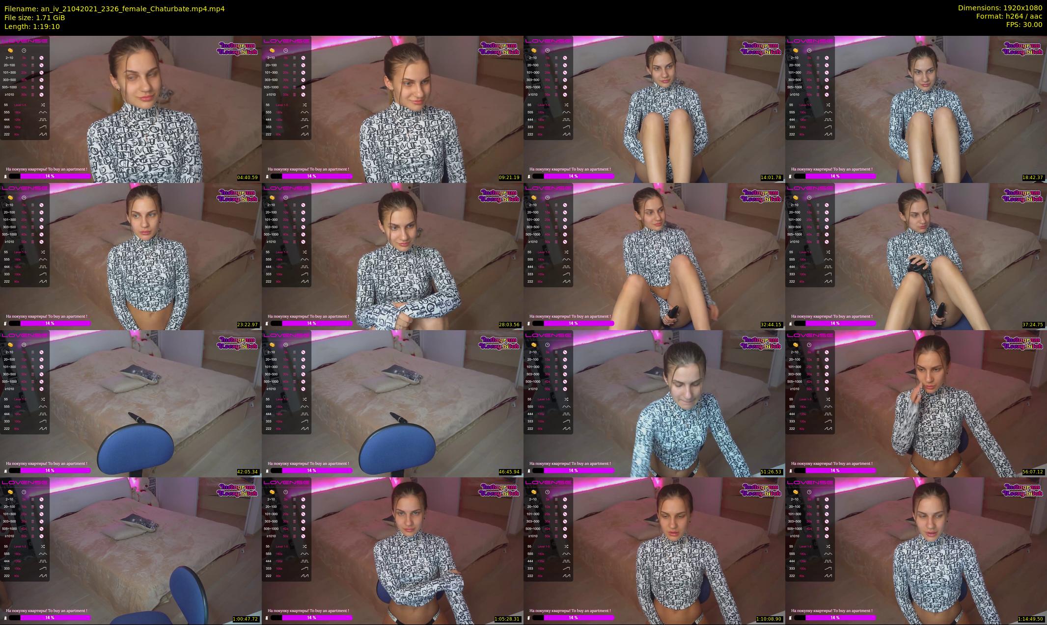 an_iv — 80 minute Chaturbate female cam show recording, 1080p, Apr 21, 2021