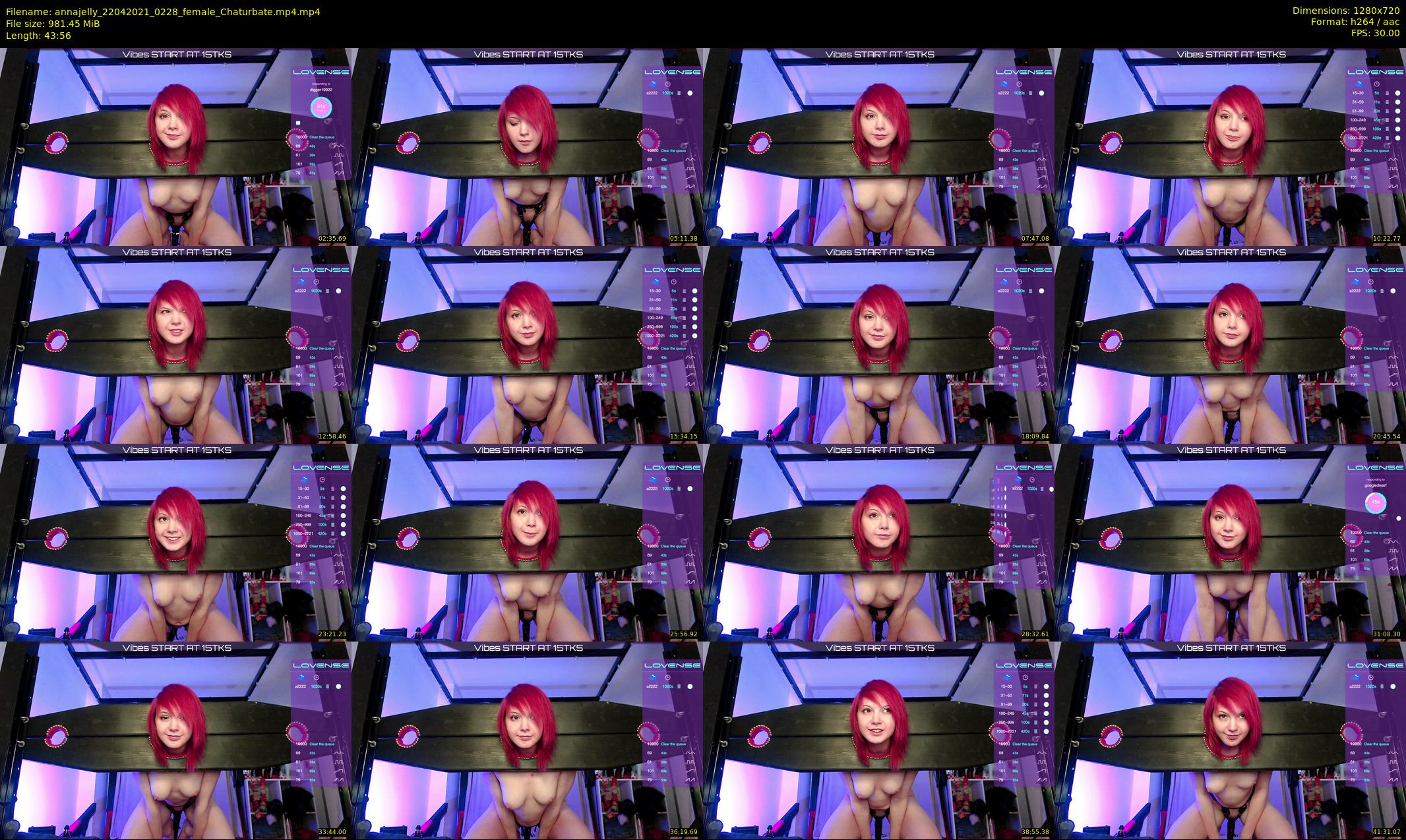 annajelly — 44 minute Chaturbate couple cam show recording, 720p, Apr 22, 2021