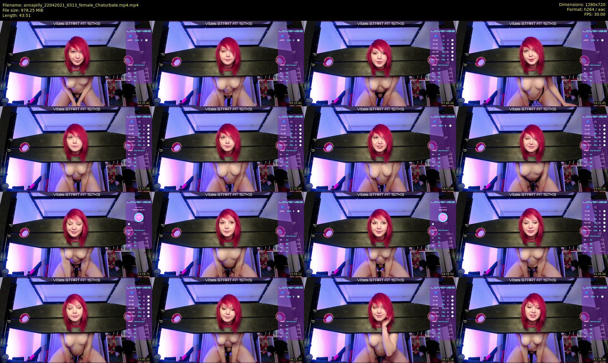 annajelly — 44 minute Chaturbate couple cam show recording, 720p, Apr 22, 2021