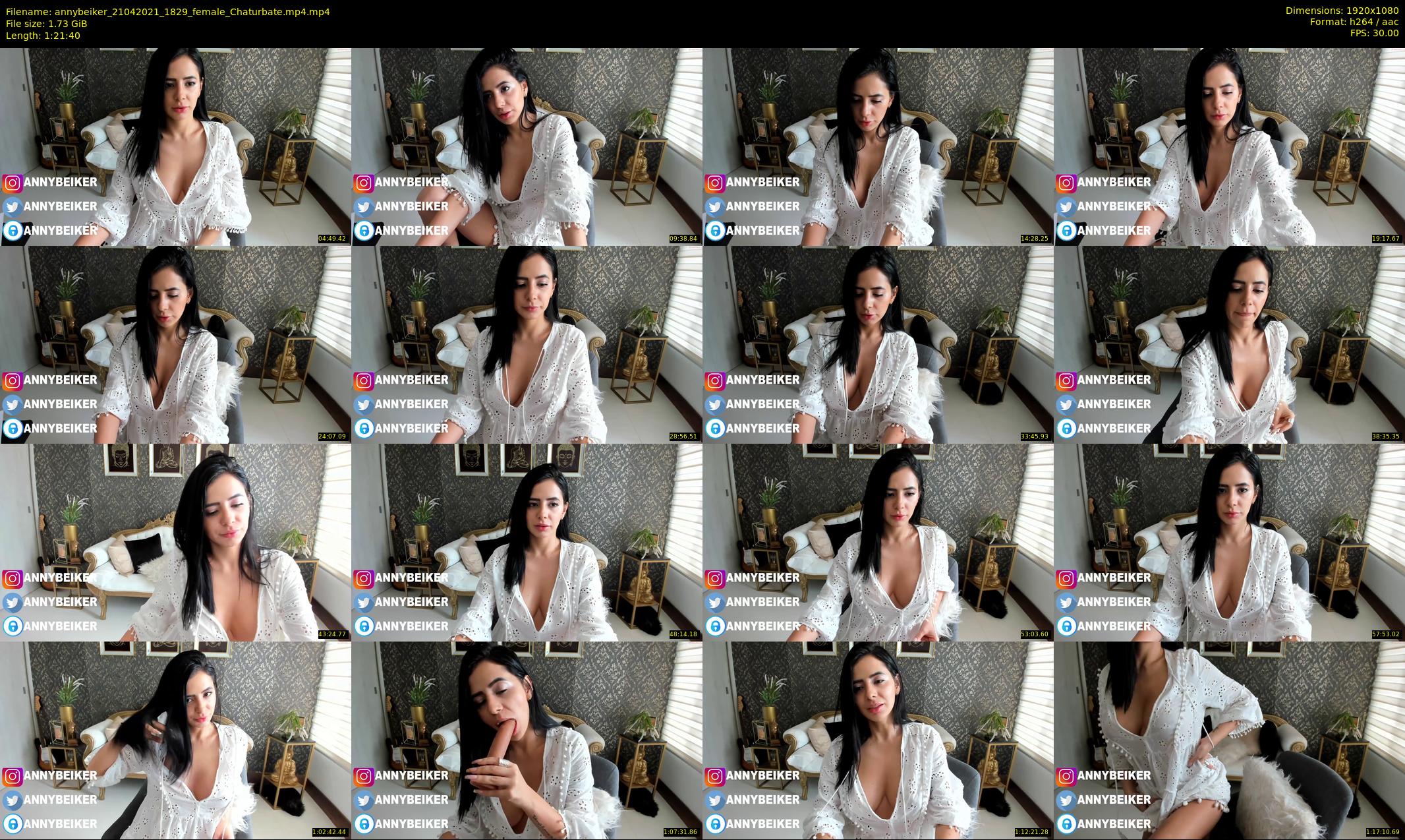 annybeiker — 82 minute Chaturbate female cam show recording, 1080p, Apr 21, 2021
