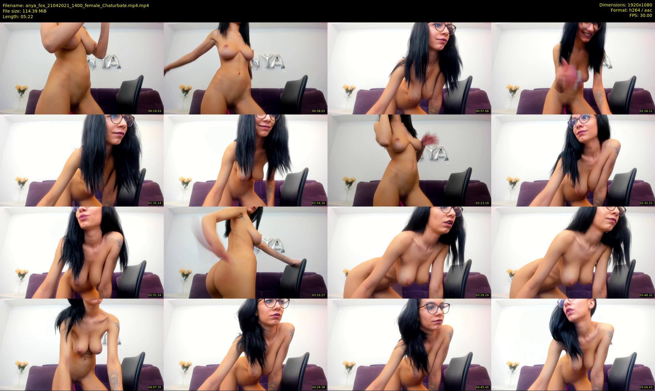 anya_fox — 6 minute Chaturbate female cam show recording, 1080p, Apr 21, 2021