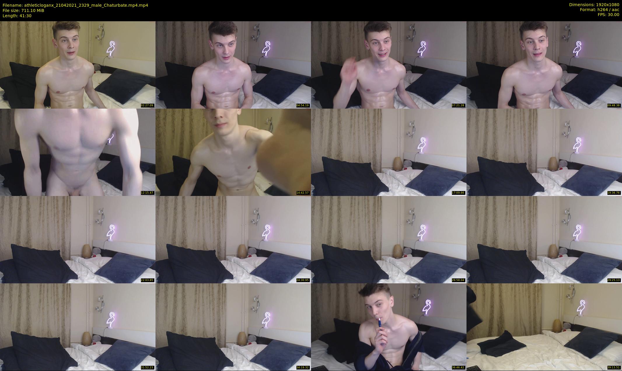 athleticloganx — 42 minute Chaturbate male cam show recording, 1080p, Apr 21, 2021